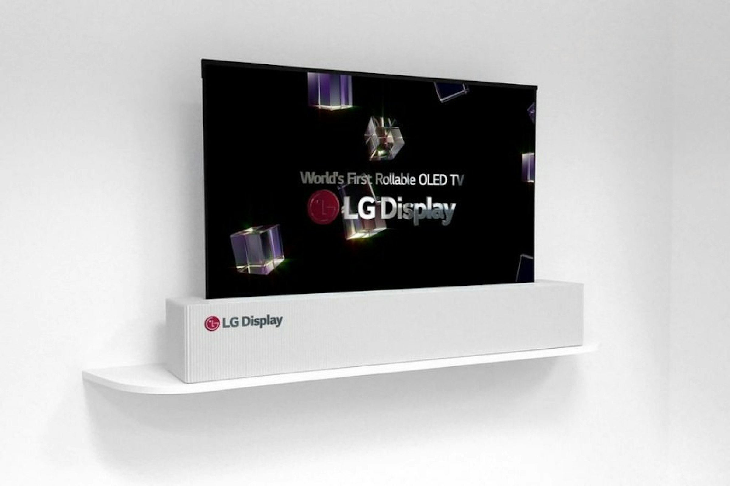 是未來電視設計？LG Display將在CES展示65吋可捲曲收納的軟性螢幕這篇文章的首圖