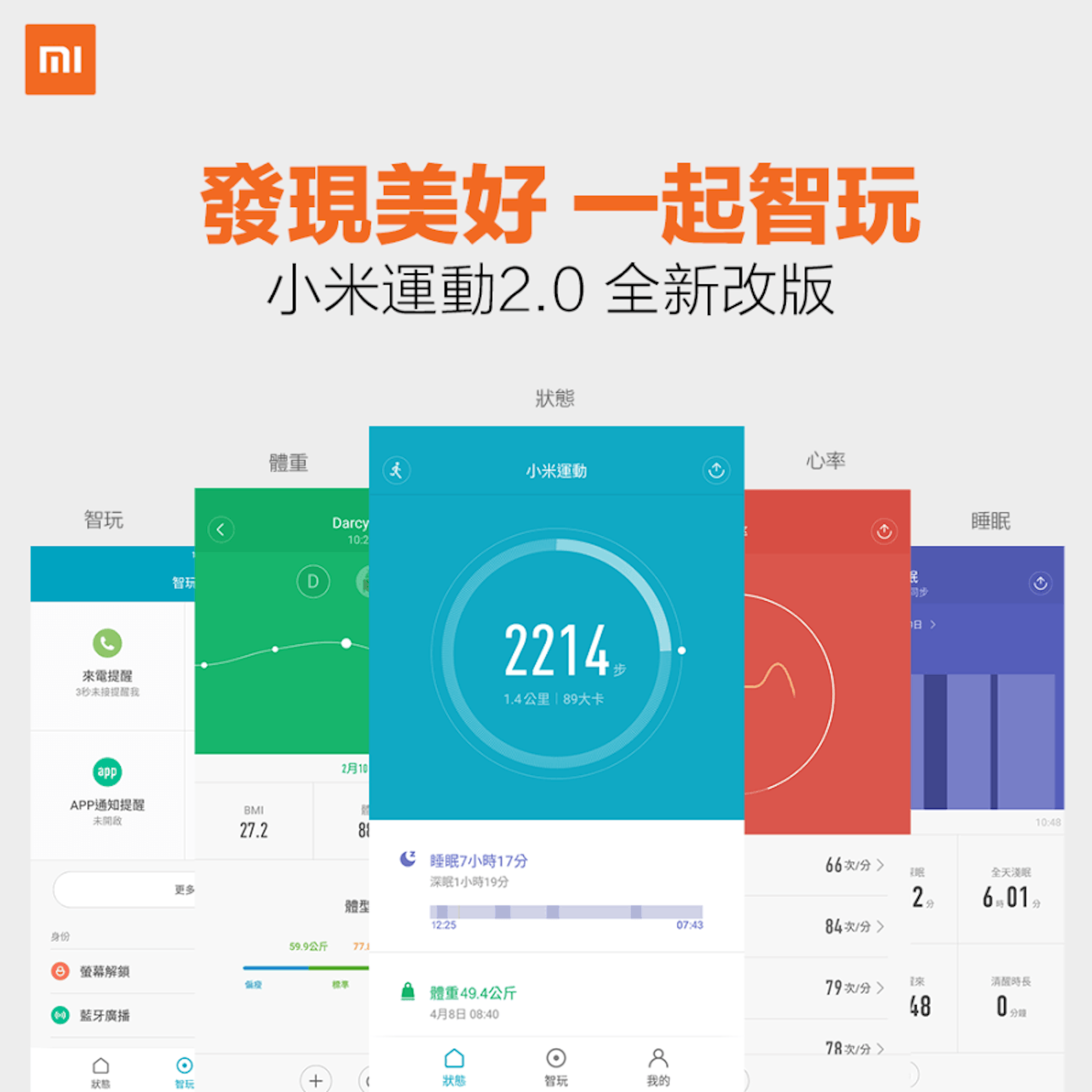 是小米運動2.0全新改版讓您的小米手環也能跟 Google Fit 連動！這篇文章的首圖