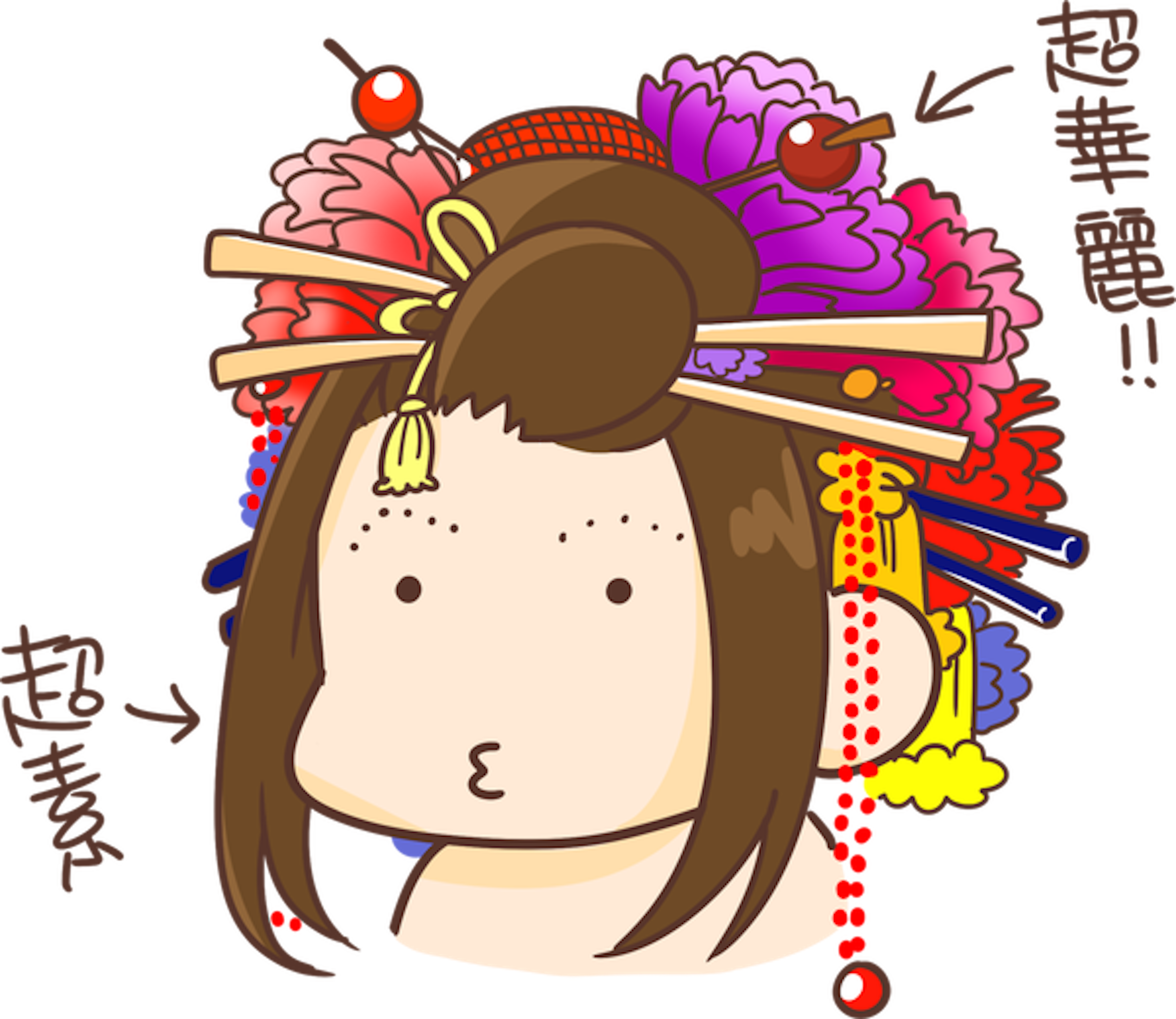 是[花魁拍照體驗] 每個去京都的女孩兒都該體驗一下的「心－花雫」這篇文章的首圖