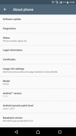 是Sony Xperia X、X Compact開始接獲Android 7.1.1系統更新的第3張圖