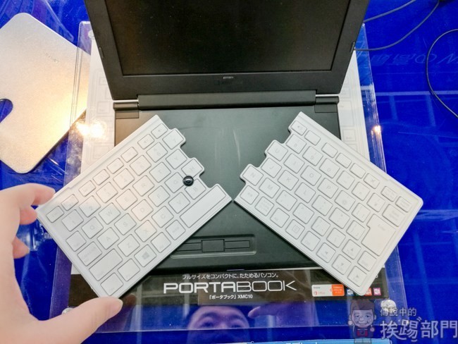 攜帶方便的8吋筆記型電腦居然擁有12吋鍵盤讓您打字更加輕鬆舒適日本2月