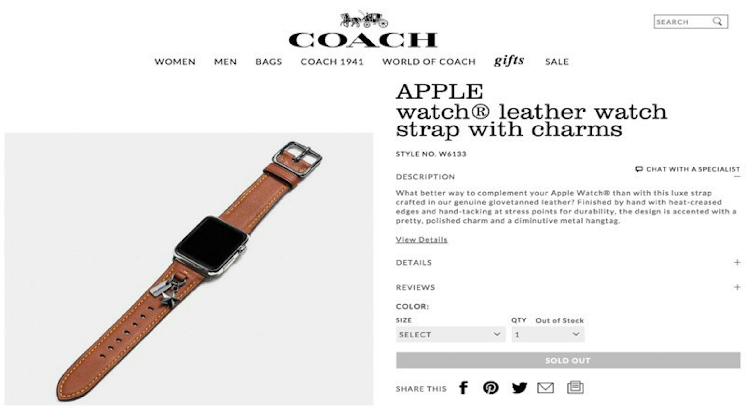 是Coach官網提前曝光新款Apple Watch錶帶這篇文章的首圖