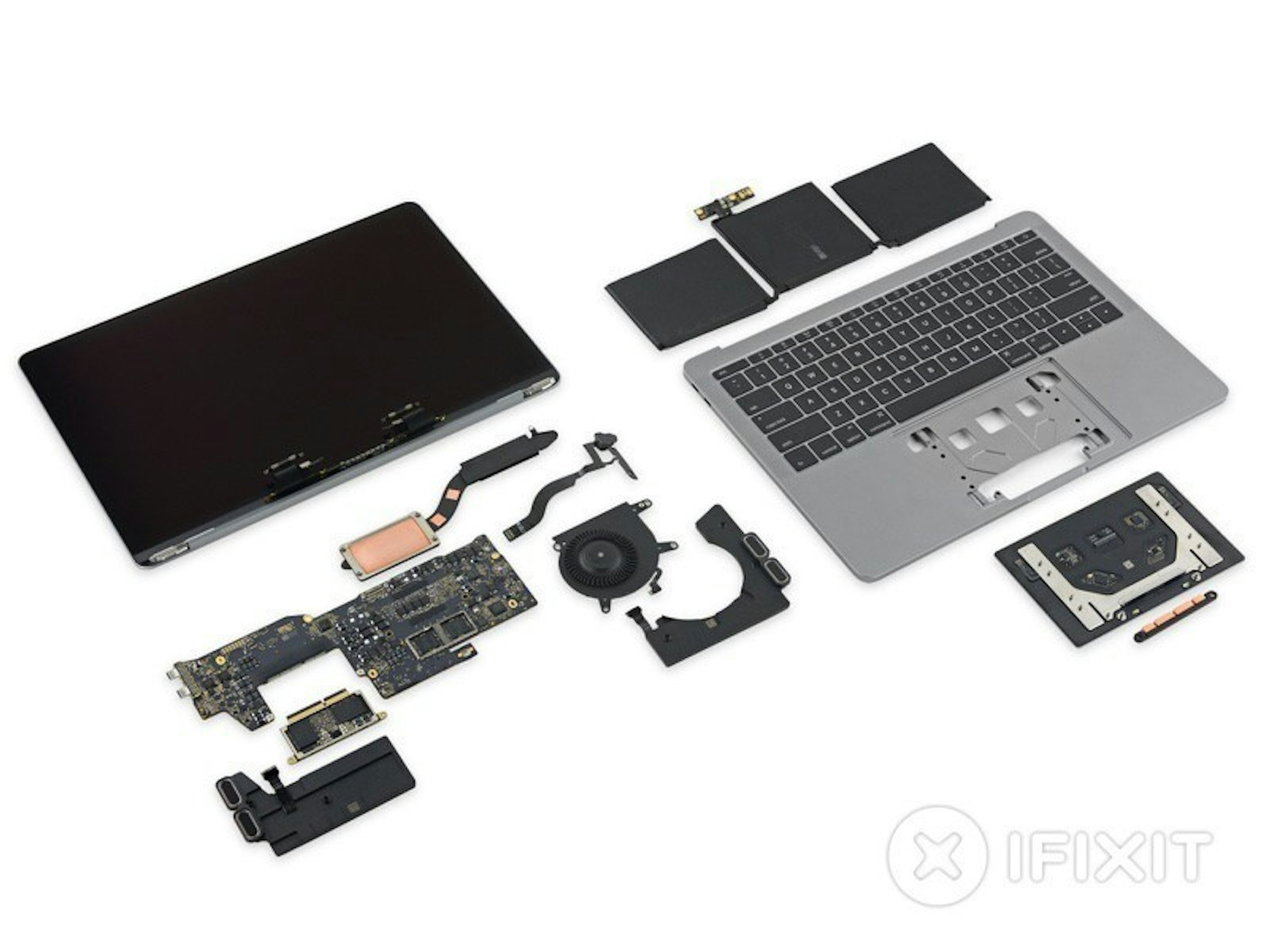 是未搭載Touch Bar的新款13.3吋MacBook Pro拆解這篇文章的首圖