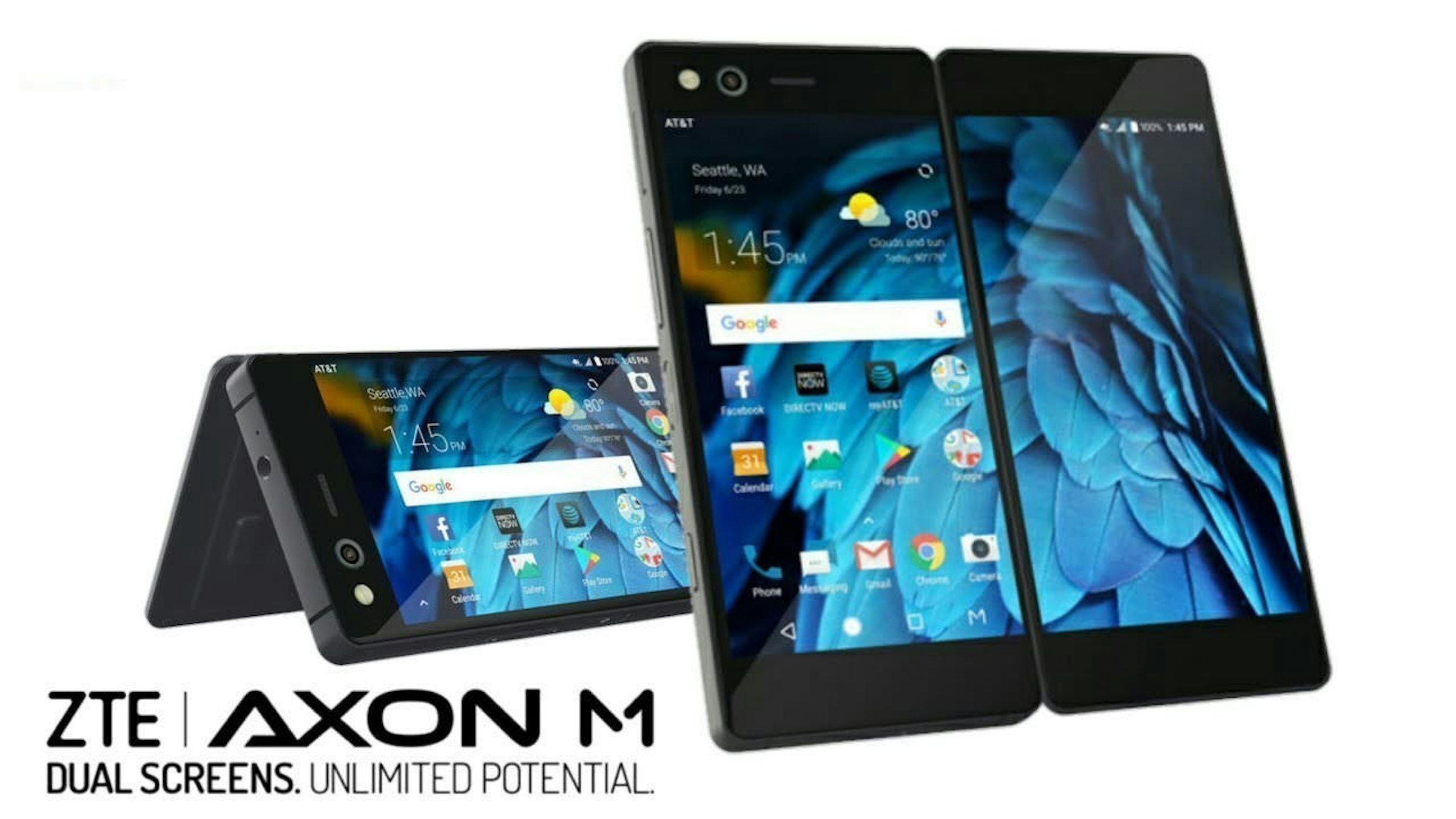 是[MWC] ZTE Axon M 雙螢幕摺疊手機親手試玩！(影片)這篇文章的首圖