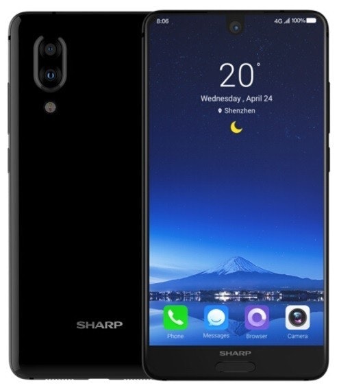 是Sharp北京發表全屏幕手機Aquos S2的第3張圖