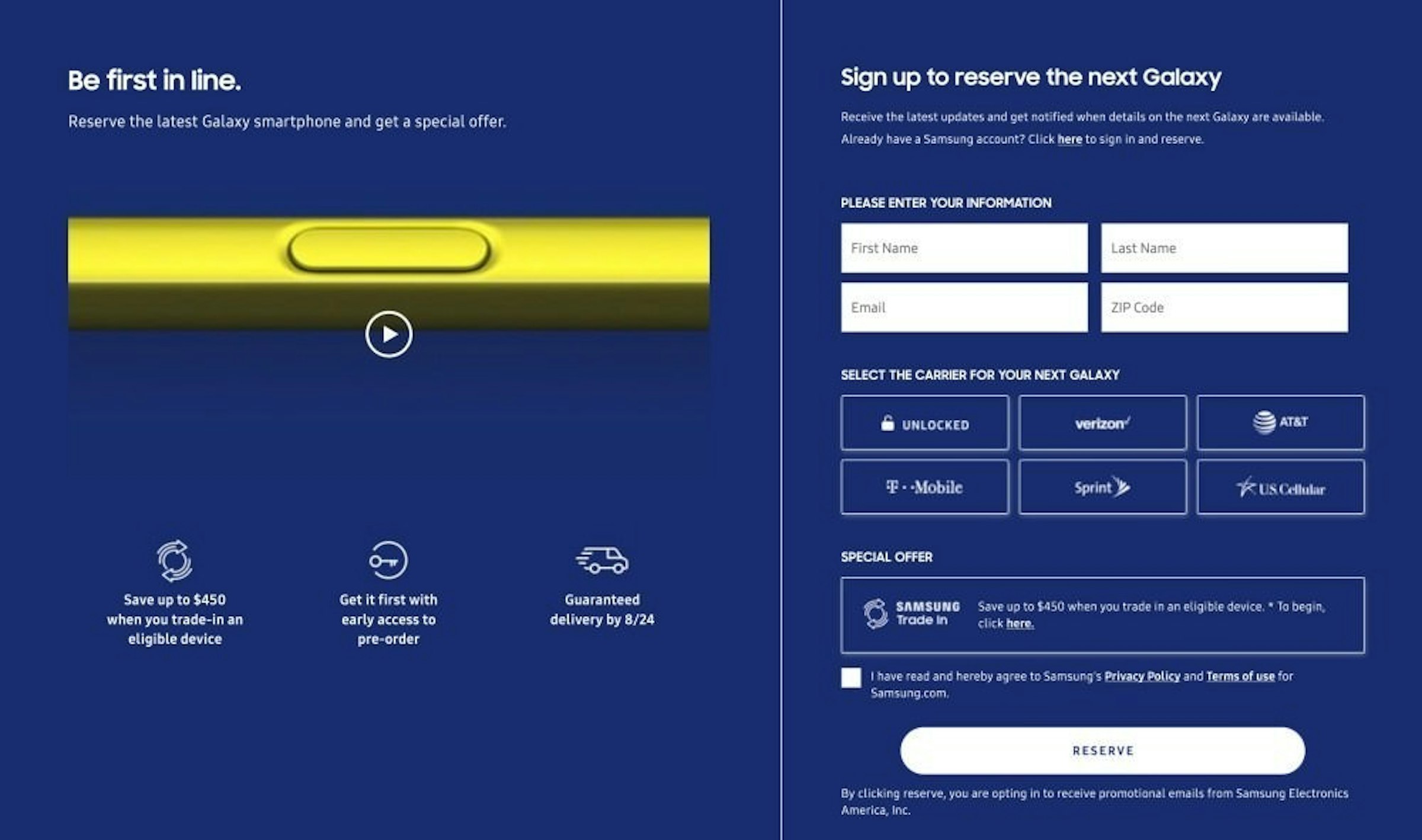 是三星美國開放Galaxy Note 9預購 證實8月24日上市供貨這篇文章的首圖