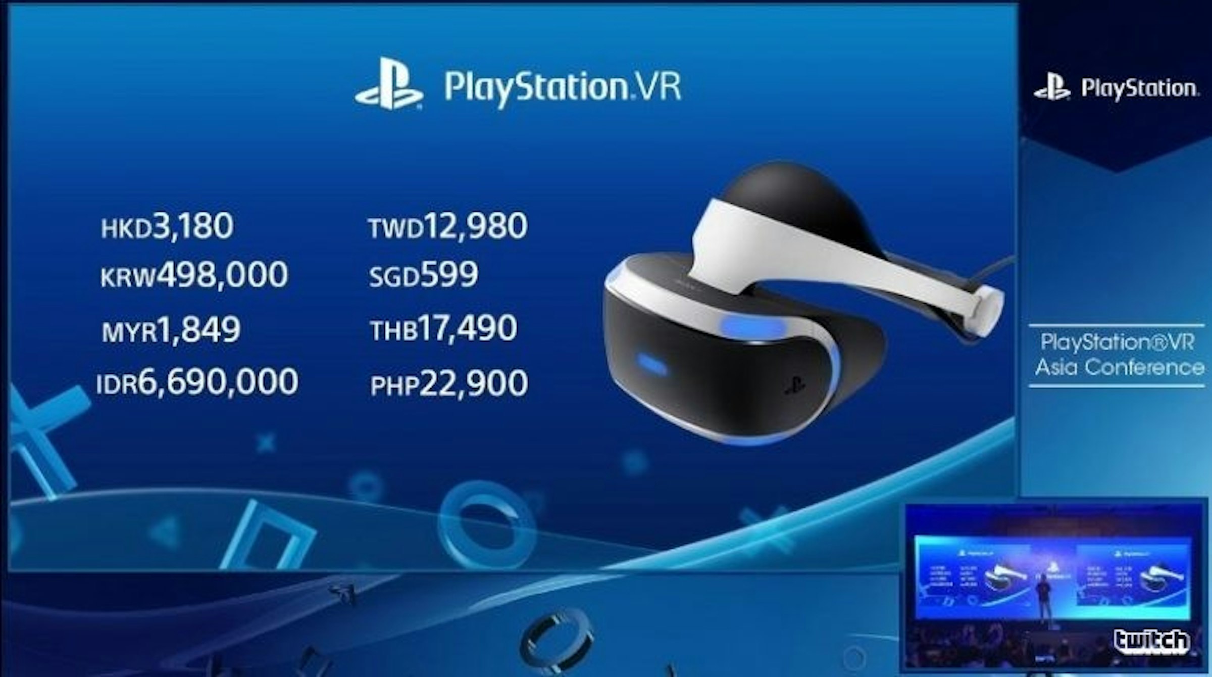 是Sony的PlayStation VR將於10月13日在馬來西亞發布！售價為RM 1849！7月30日就可開始預購！這篇文章的首圖