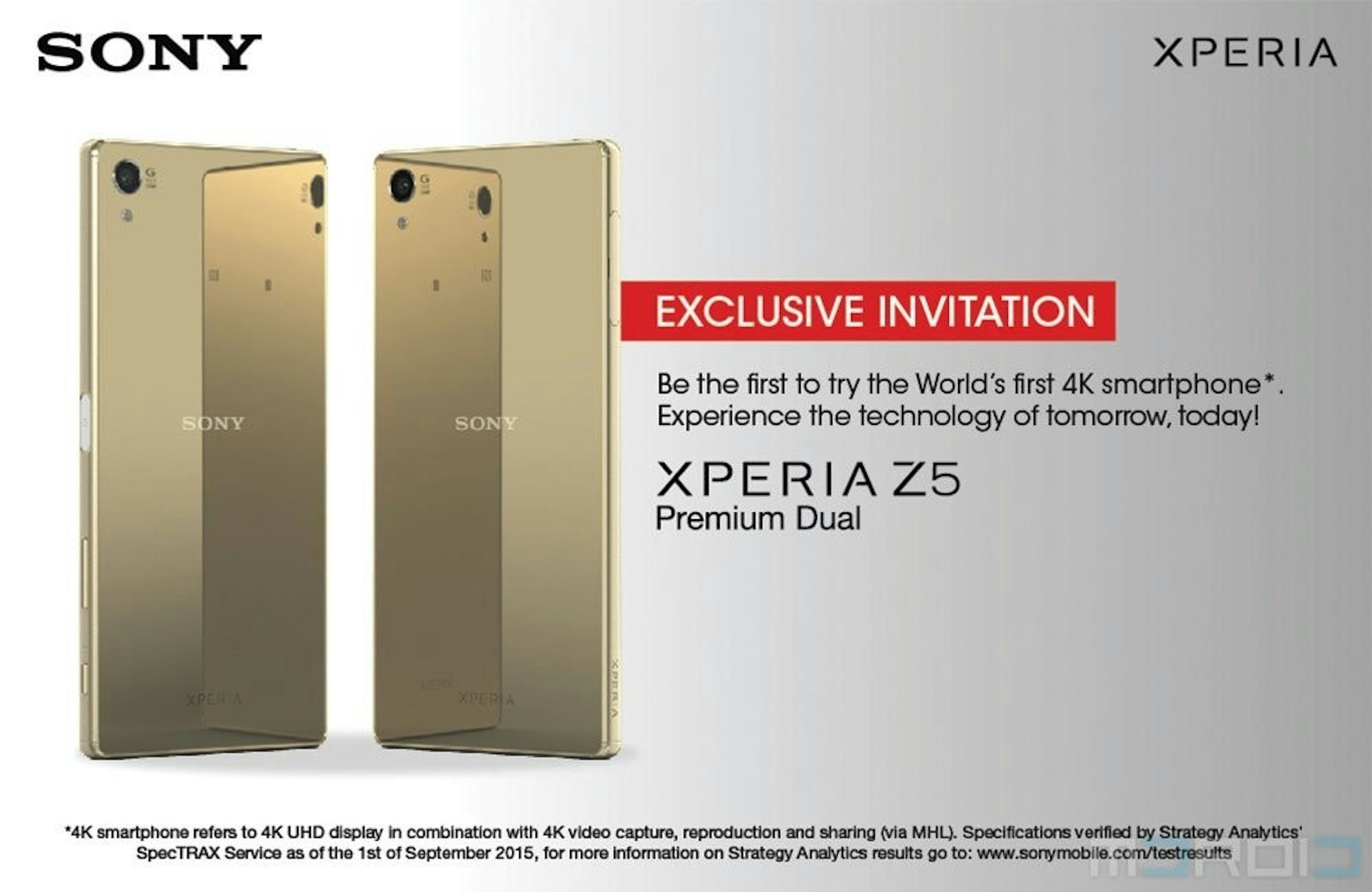 是索尼Xperia Z5系列10月29發布 幸運粉絲可贏走Z5 Premium！這篇文章的首圖