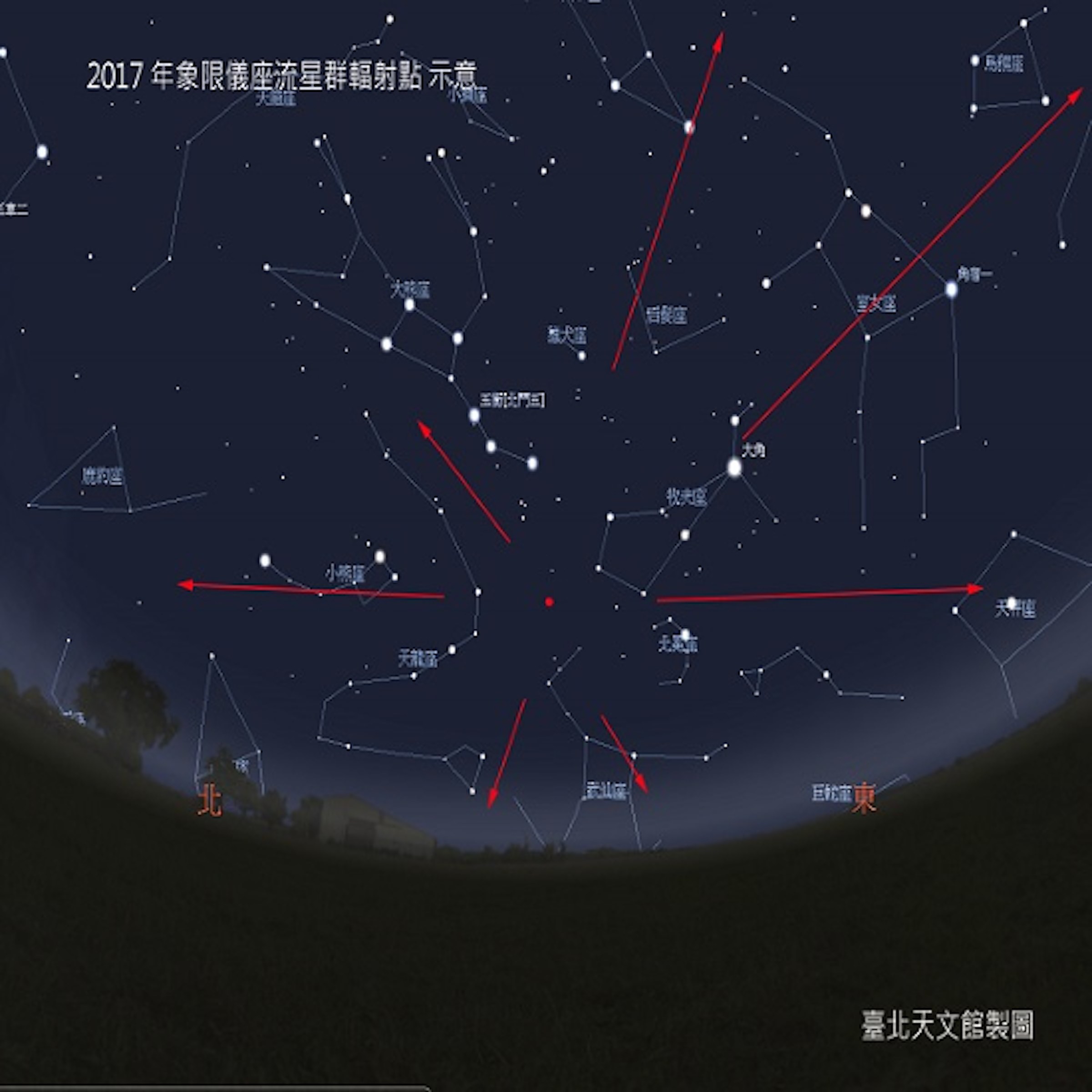 是迎接曙光後，「象限儀座」流星雨將於明天登場這篇文章的首圖