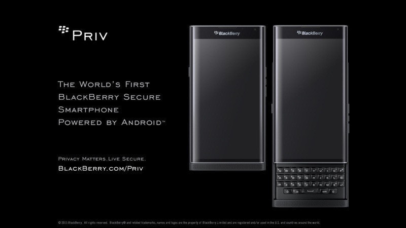 是BlackBerry Priv不會成為黑莓最後一搏這篇文章的首圖