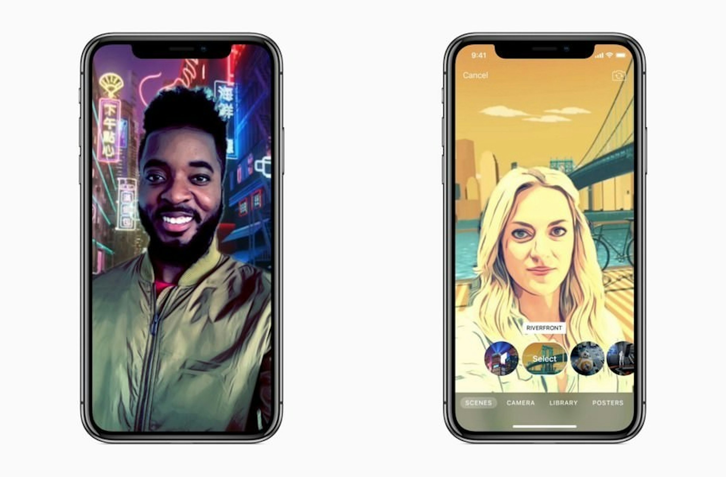 是配合iPhone X加入新功能 Clips加入快速替換背景、拍攝效果「自拍情境」功能這篇文章的首圖