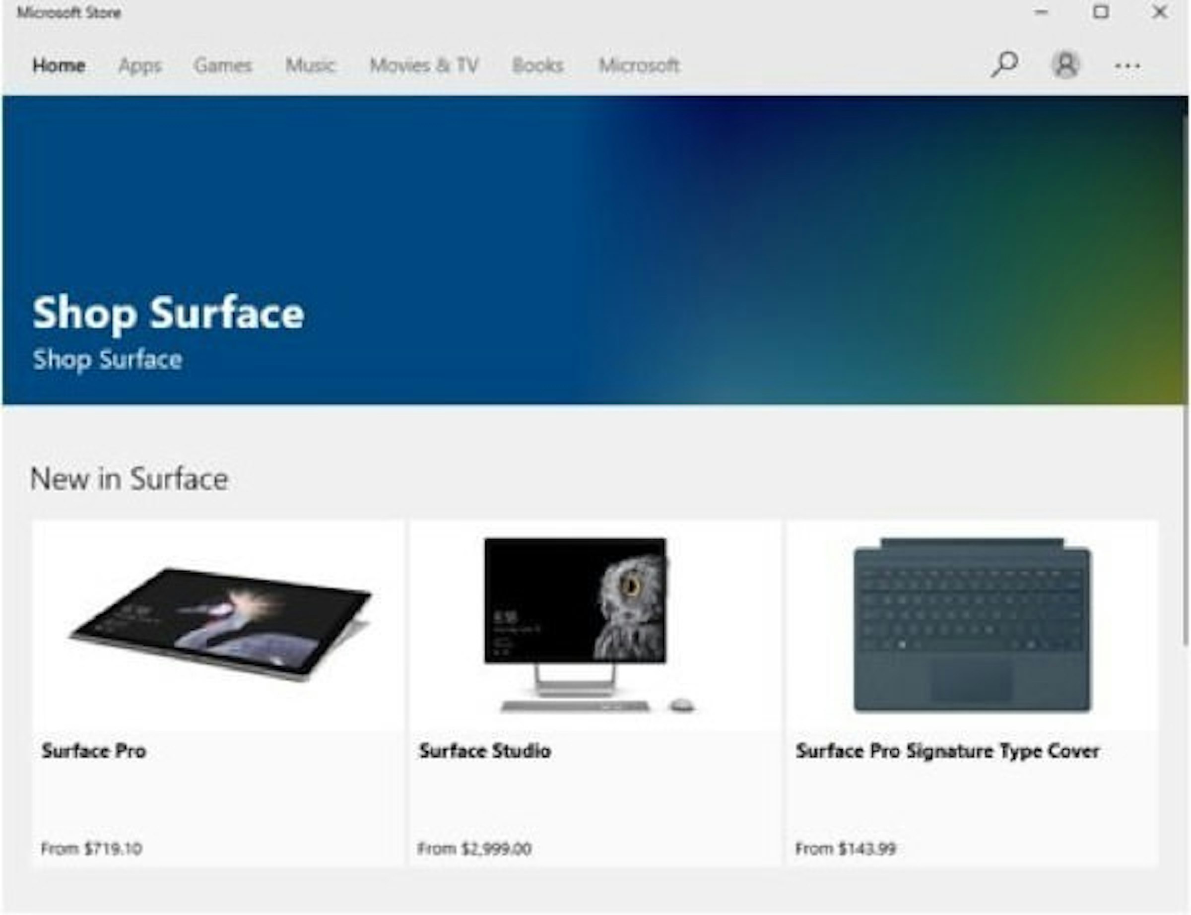 是微軟線上商店可能將開放銷售Surface硬體這篇文章的首圖
