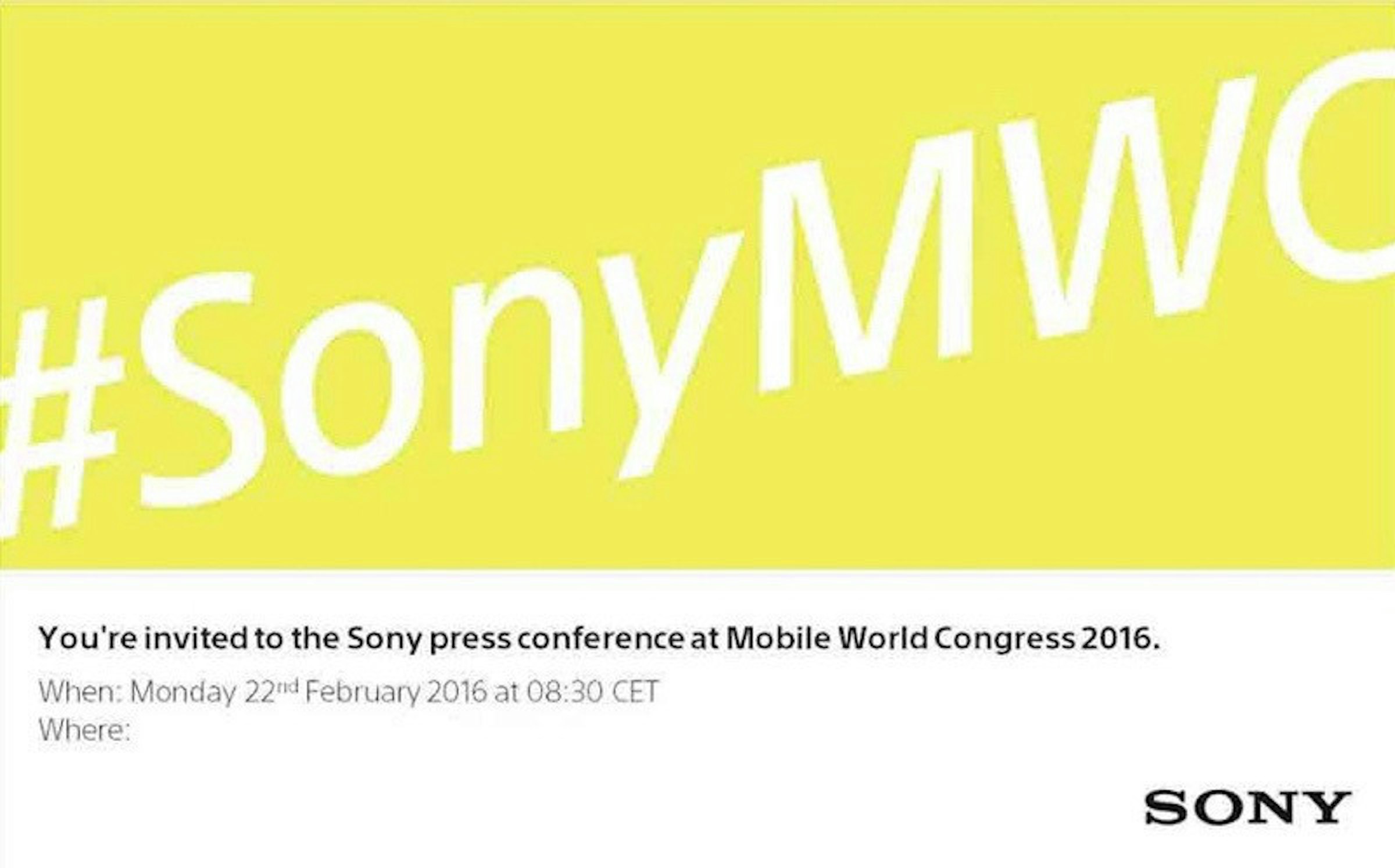 是Sony確定將於MWC 2016展前揭曉新機這篇文章的首圖