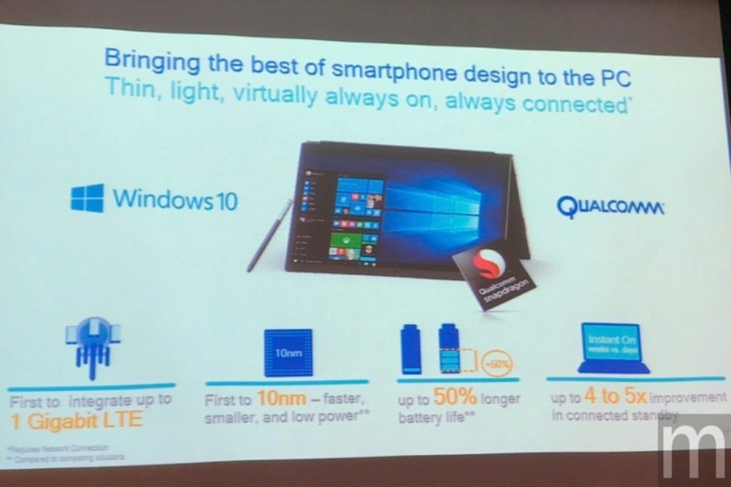 是與微軟合作筆電設計 Qualcomm強調提供更好連接、運作效能優勢這篇文章的首圖