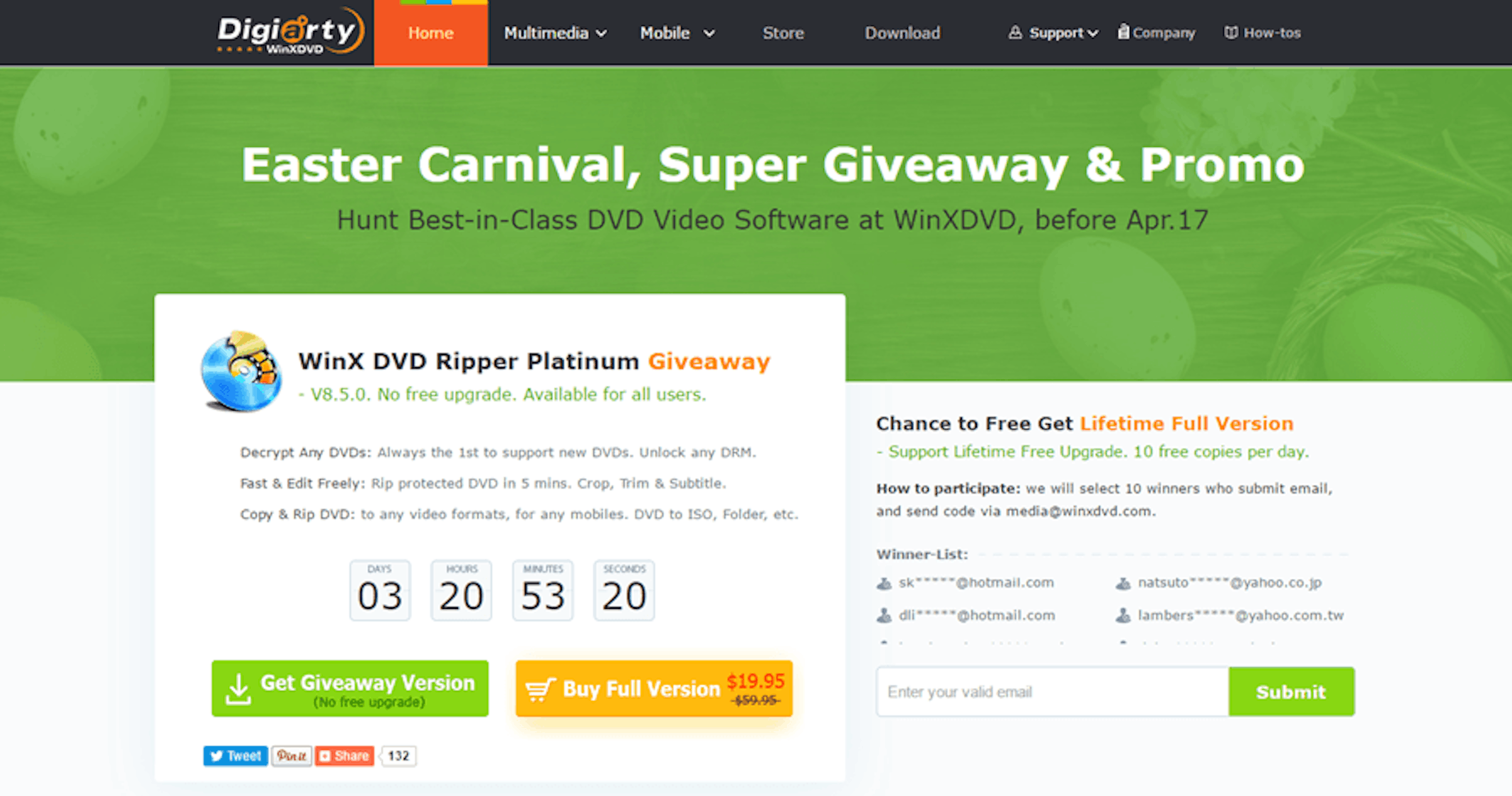 是【限時免費】WinX DVD Ripper Platinum 影音 DVD 轉檔最佳助手！輸出各種格式一次搞定！這篇文章的首圖