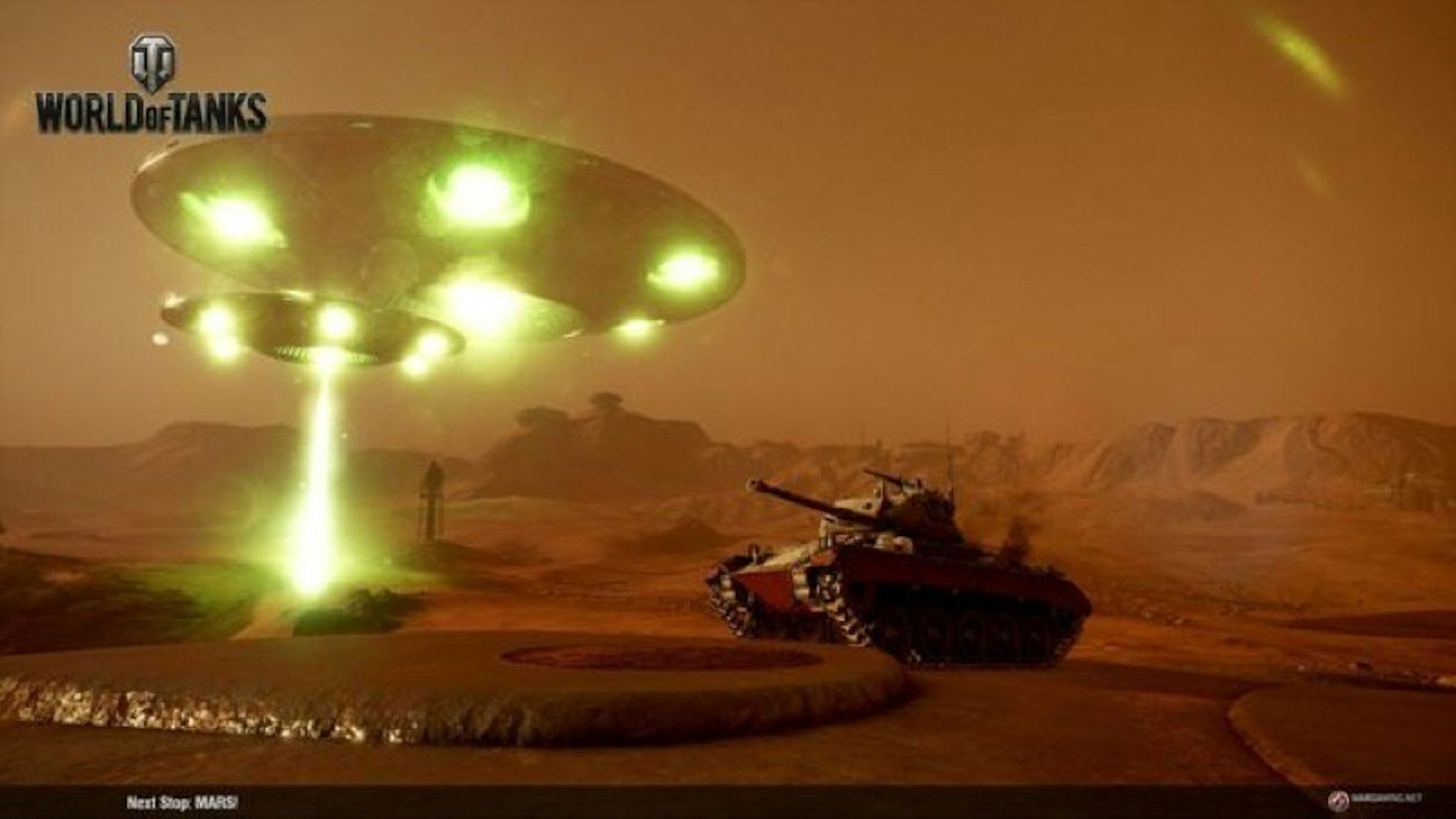 是《戰車世界》家用主機版加入「火星模式」 期間限定的異星遊玩體驗這篇文章的首圖