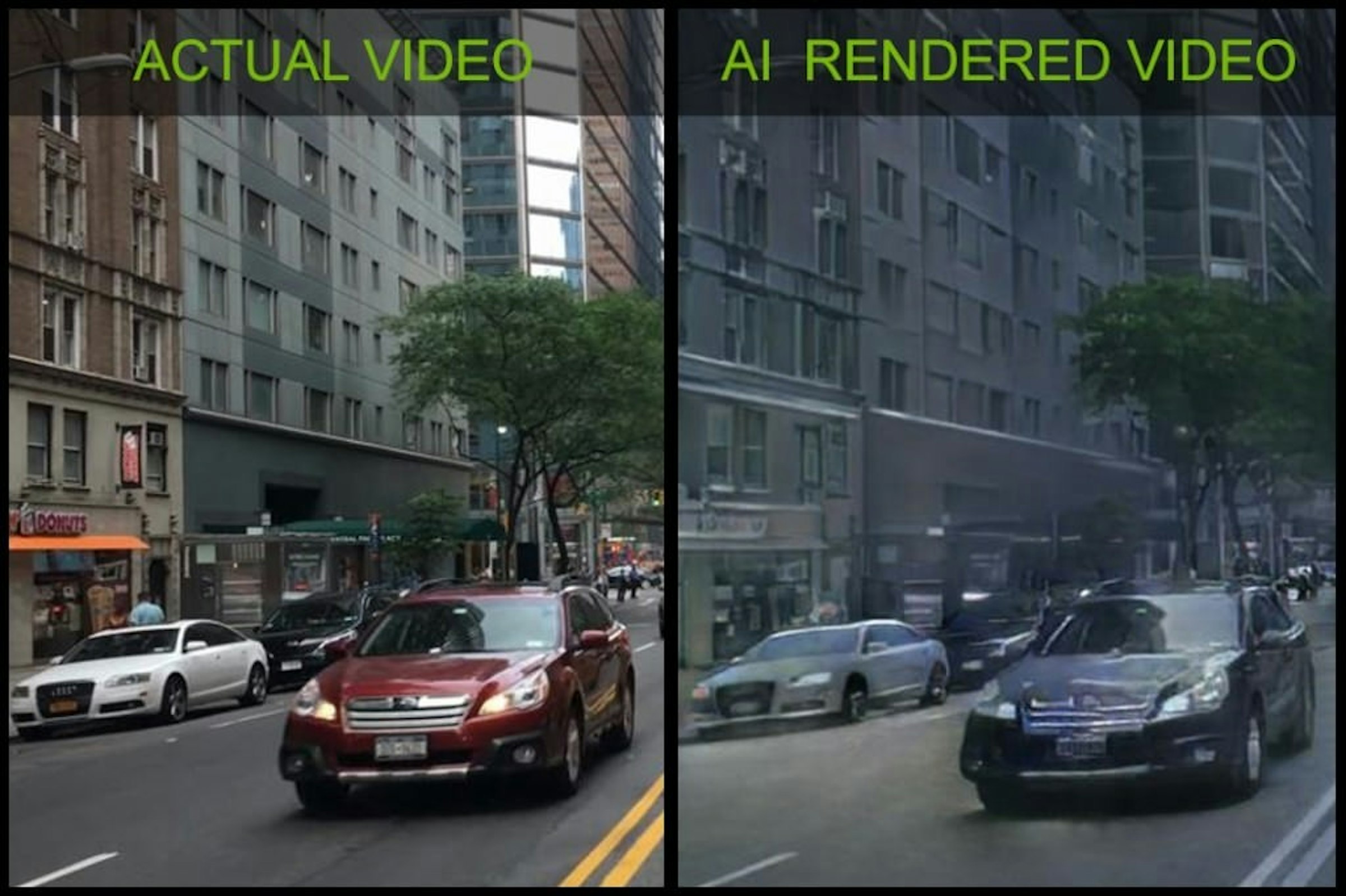 是NVIDIA透過AI學習影片打造擬真3D虛擬環境 用於自駕車訓練、加快內容創作效率這篇文章的首圖