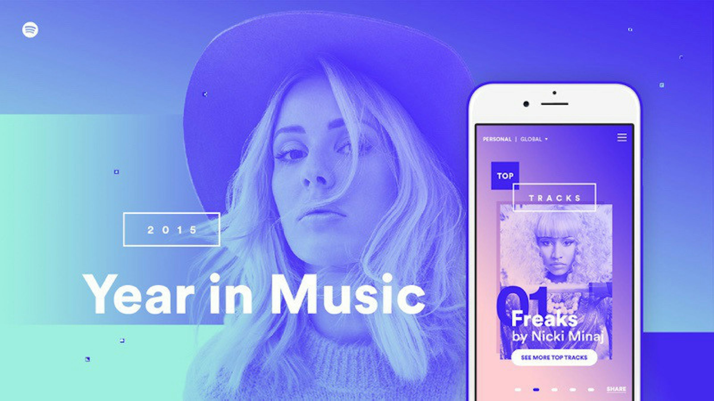 是Spotify「年度音樂」服務 打造個人專屬排行榜這篇文章的首圖
