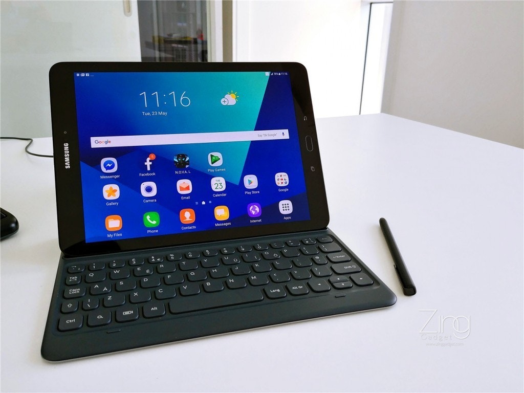是【外型速看】Samsung最新旗艦級平板電腦：Galaxy Tab S3！前後玻璃面、S Pen手寫筆，支持HDR屏幕！這篇文章的首圖