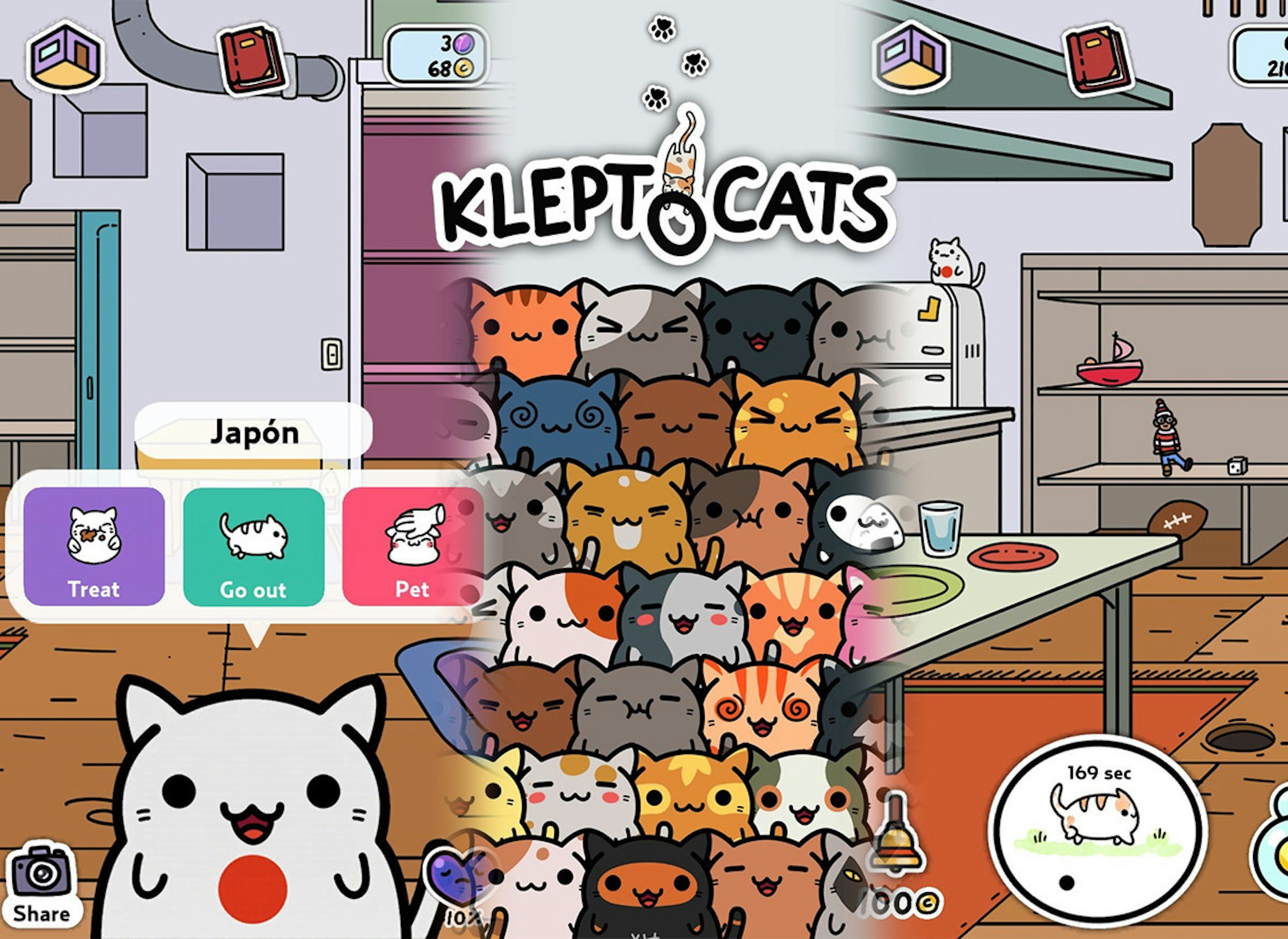 是《KleptoCats》愛喵星人又不能養的萌友 這手遊絕對是你的好選擇這篇文章的首圖