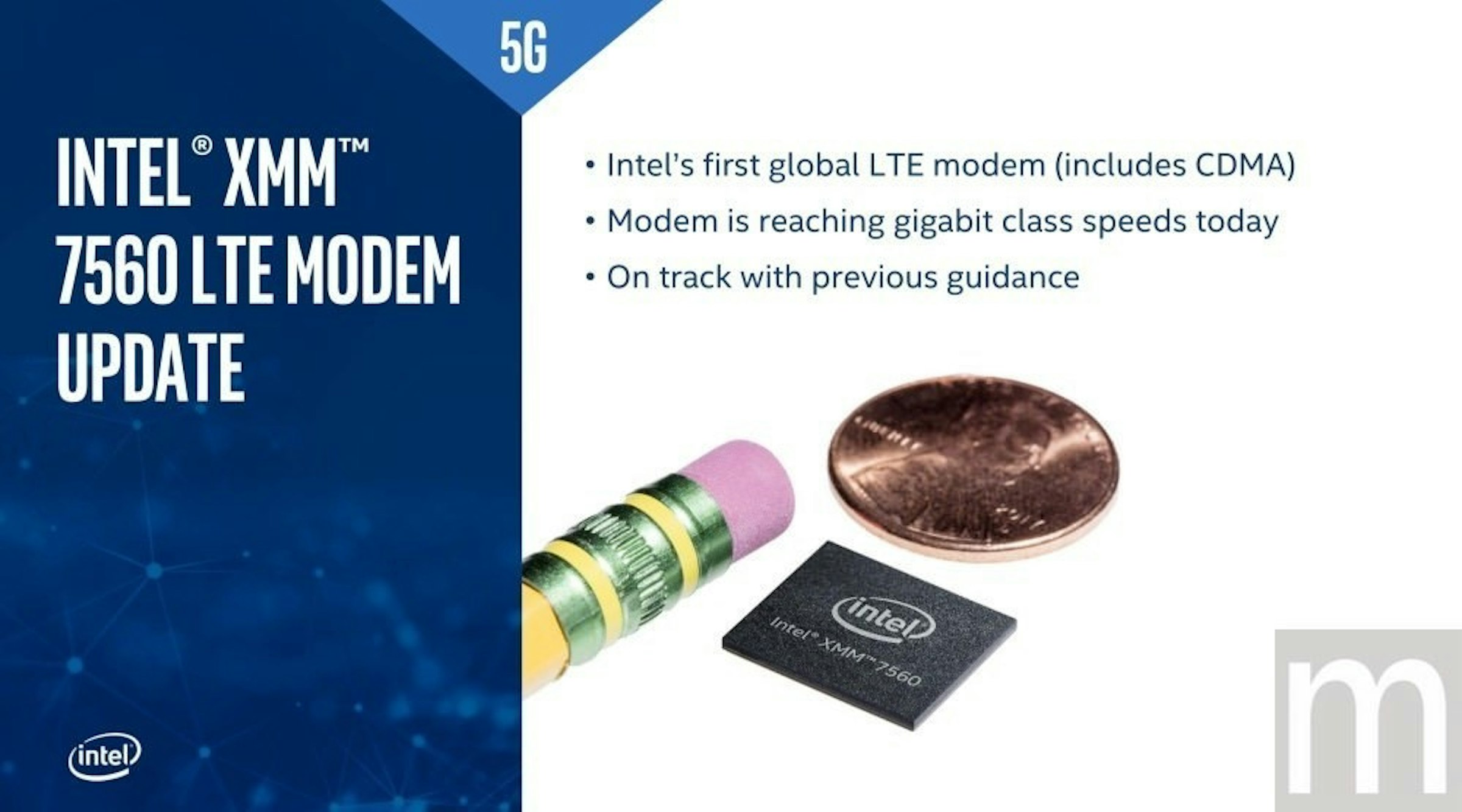是Intel預計用於新款iPhone的LTE晶片開始量產 首款5G通訊晶片明年出貨這篇文章的首圖