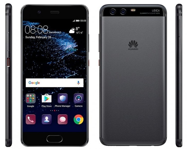 是Huawei P10官方渲染圖曝光,灰黑色機身走低調路線的第3張圖