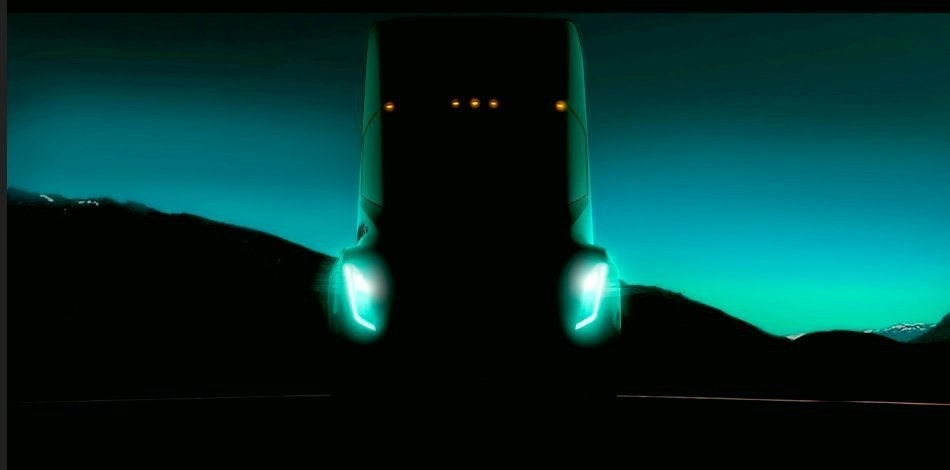 是Tesla透露研發中的卡車形式電動車部分外觀的第2張圖
