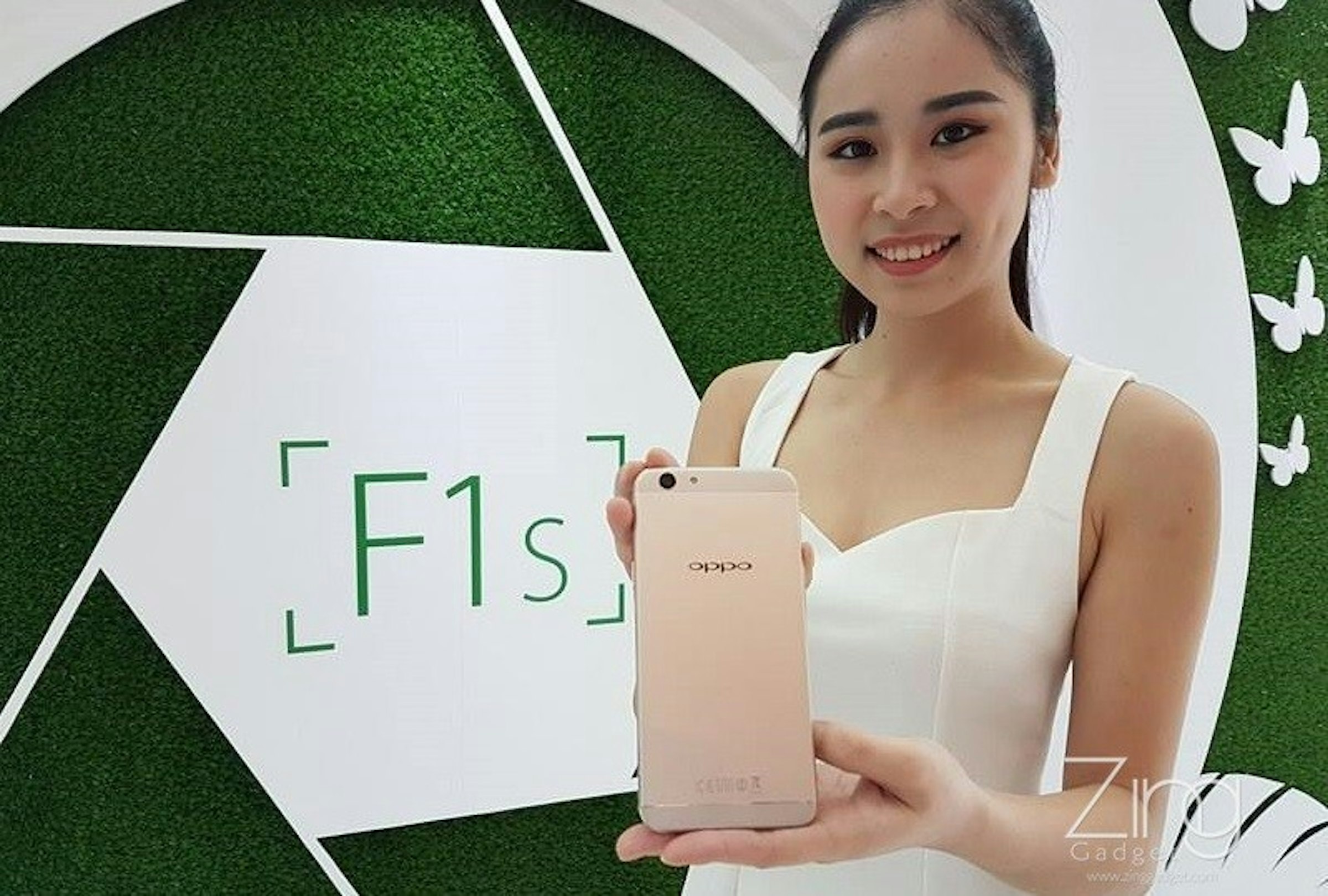 是女神林明楨代言之OPPO F1S正式發布！售價為RM1198，8月10日開放預購！這篇文章的首圖