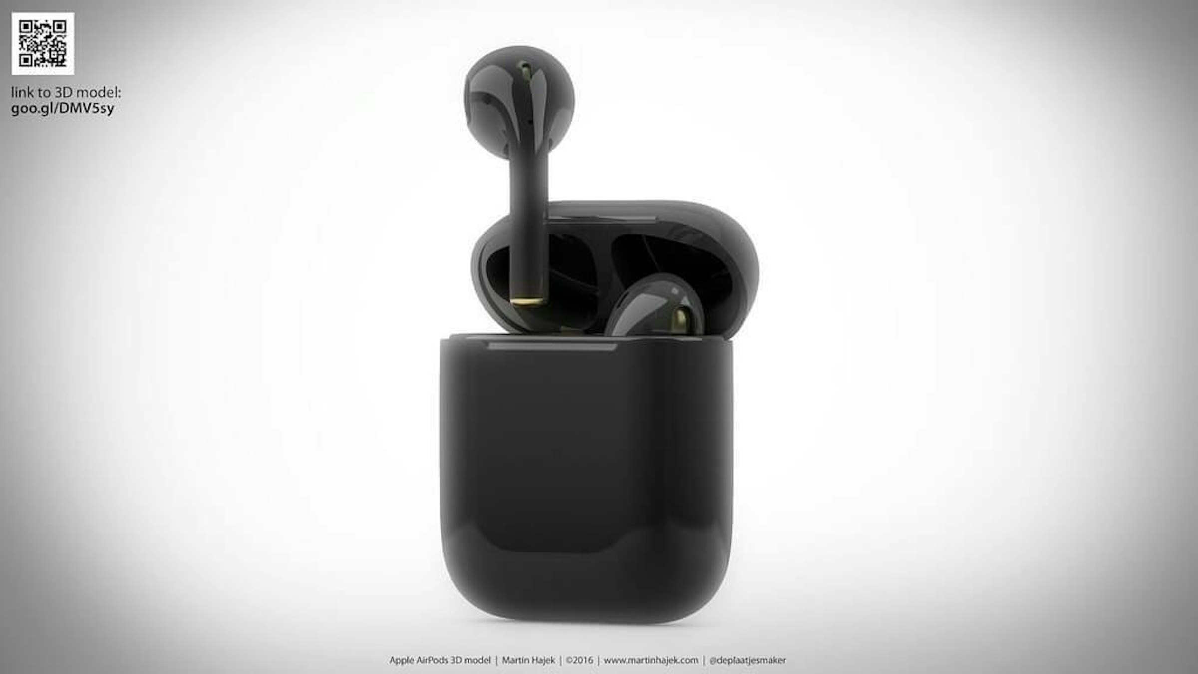 是曜石黑AirPod概念設計，真的很好看啊！這篇文章的首圖