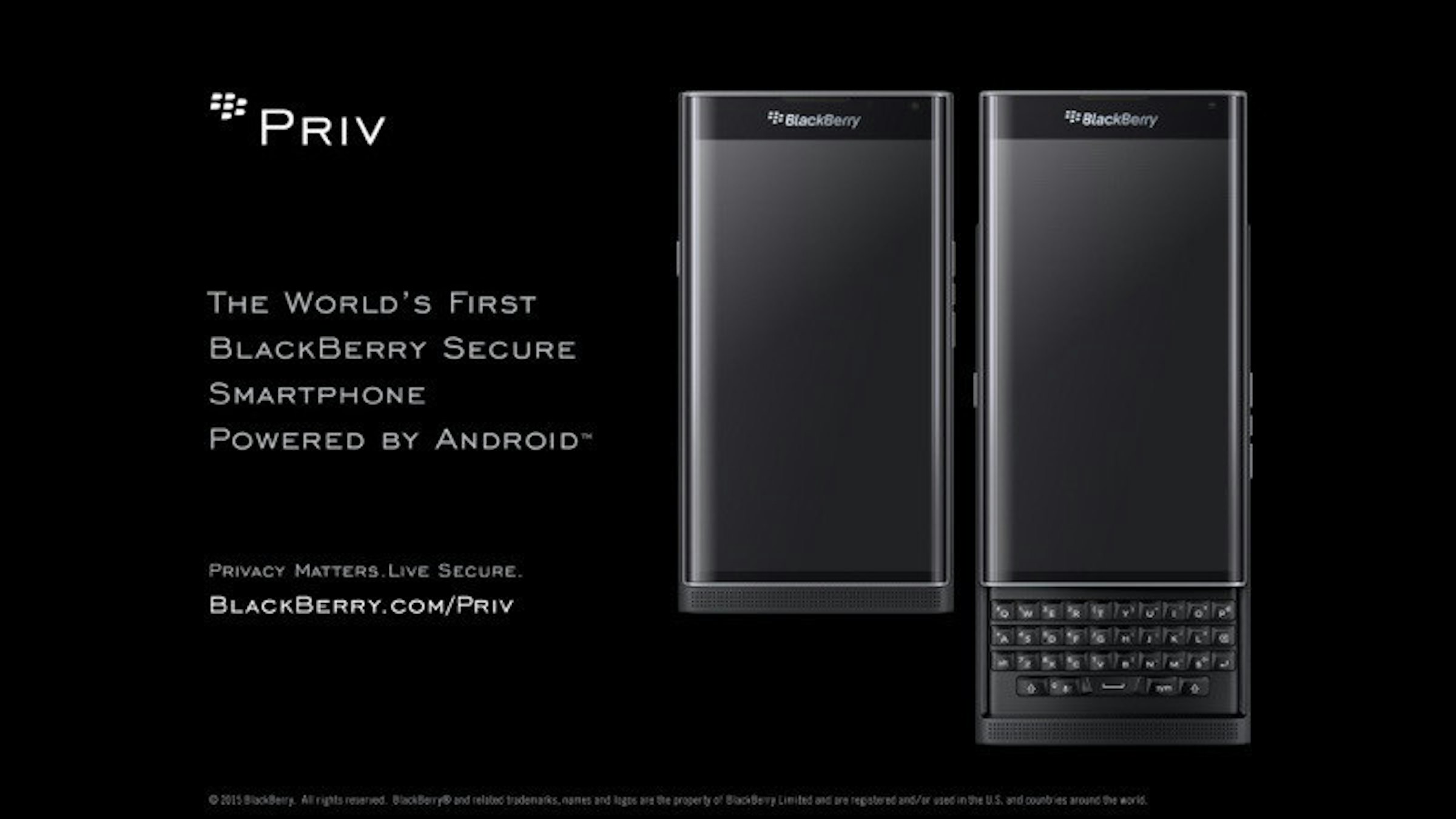 是BlackBerry Priv售價證實為699美元 11/6上市這篇文章的首圖