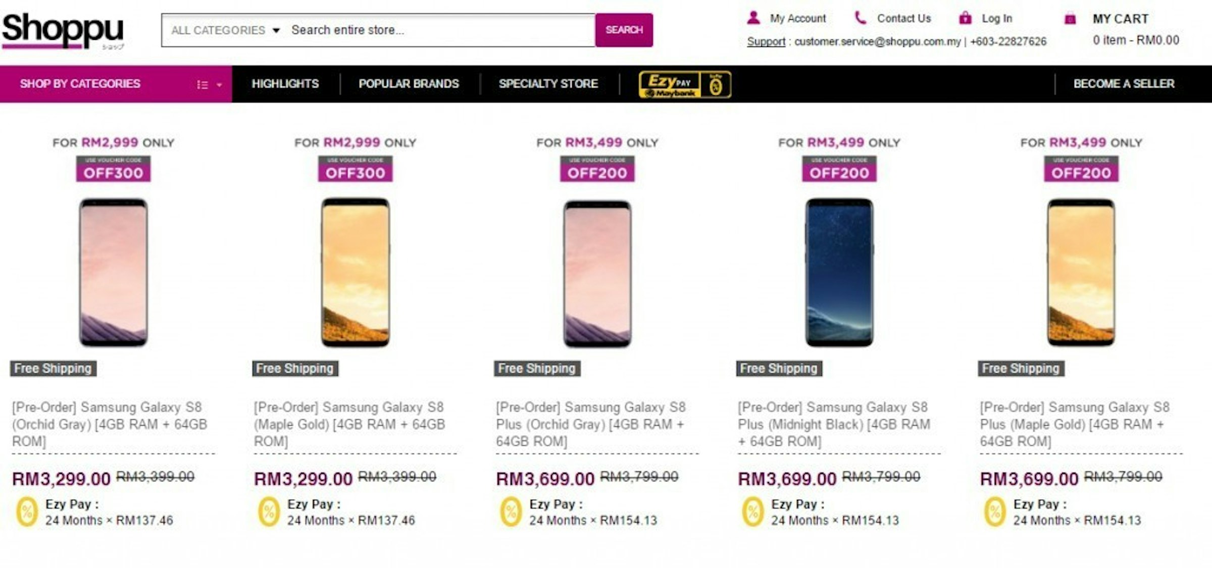 是你還有機會預購Galaxy S8！通過Shoppu預訂手機還有多達RM300折扣，最低RM2999就可買到！這篇文章的首圖