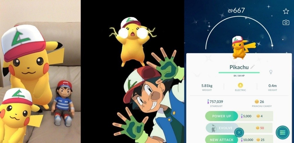 是《Pokémon GO》將可在4/1捕獲「小智帽子的皮卡丘」這篇文章的首圖