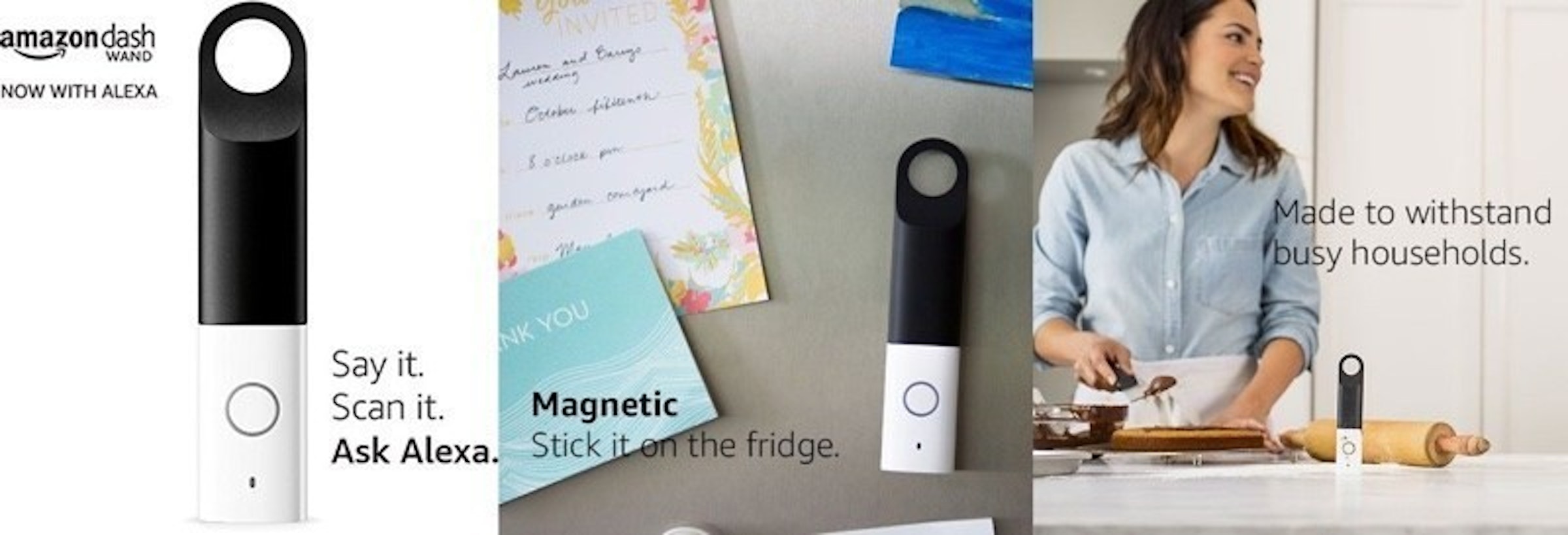 照片中提到了amazondash、WAND、INVITED，跟亞馬孫有關，包含了亞馬遜網、亞馬遜達世幣、移動電話、物聯網、產品設計