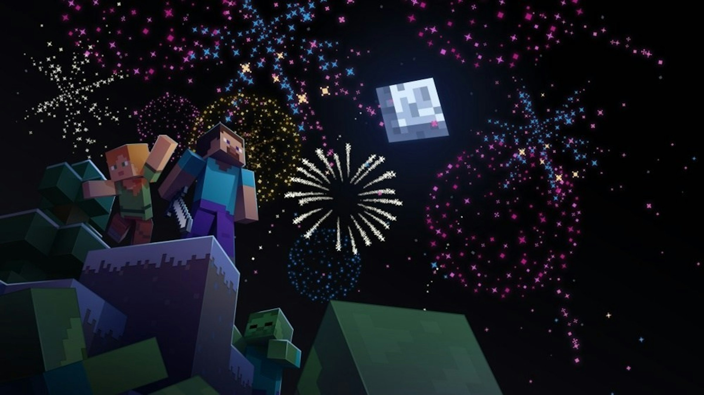 照片中跟哈根達斯有關，包含了我的世界、我的世界、Minecraft：袖珍版、我的世界地下城、我的世界地球