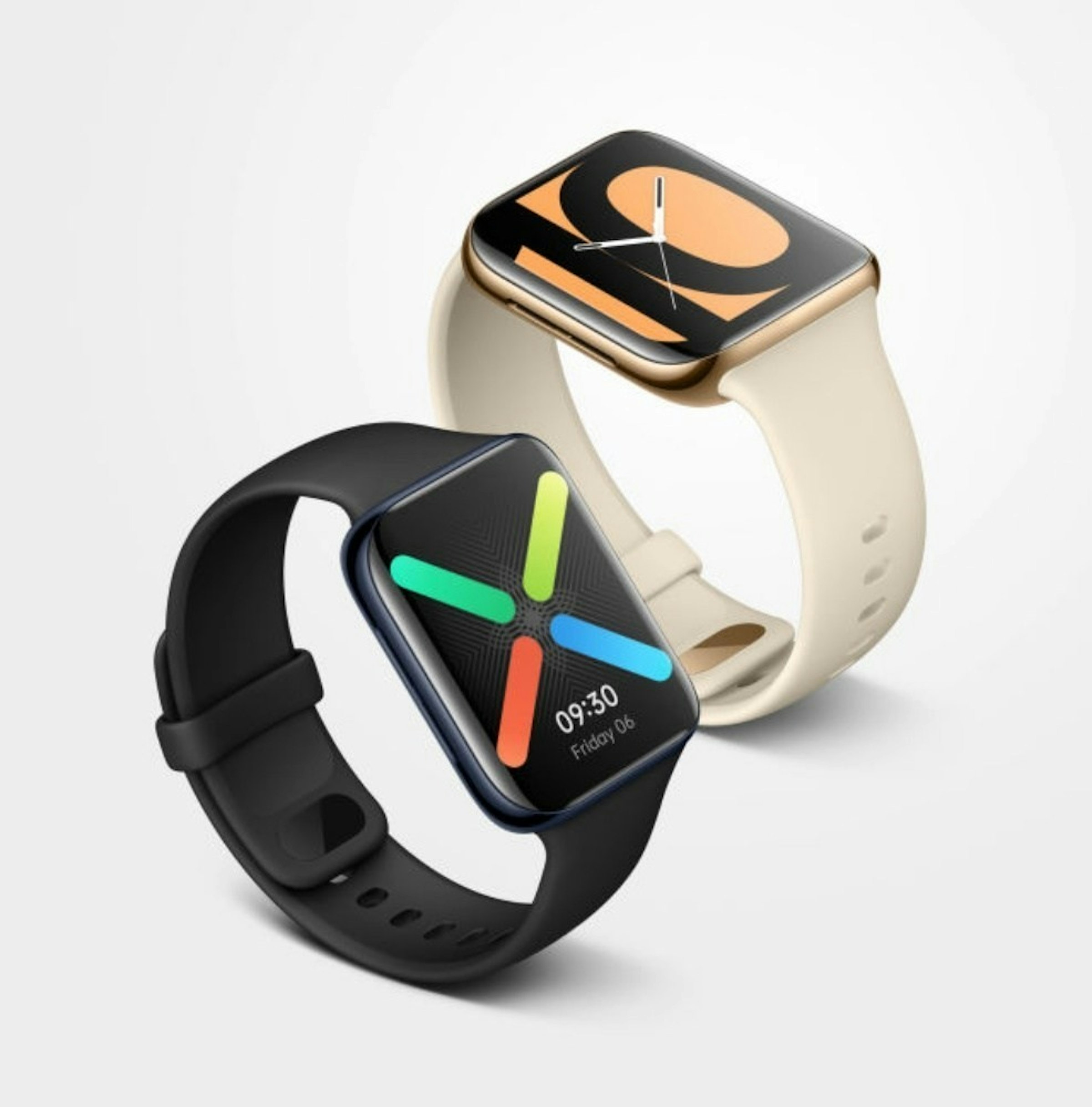 照片中提到了09:30、Friday 06，跟Oppo有關，包含了oppo智能手錶、OPPO Find X2、蘋果手錶系列5、智能手錶
