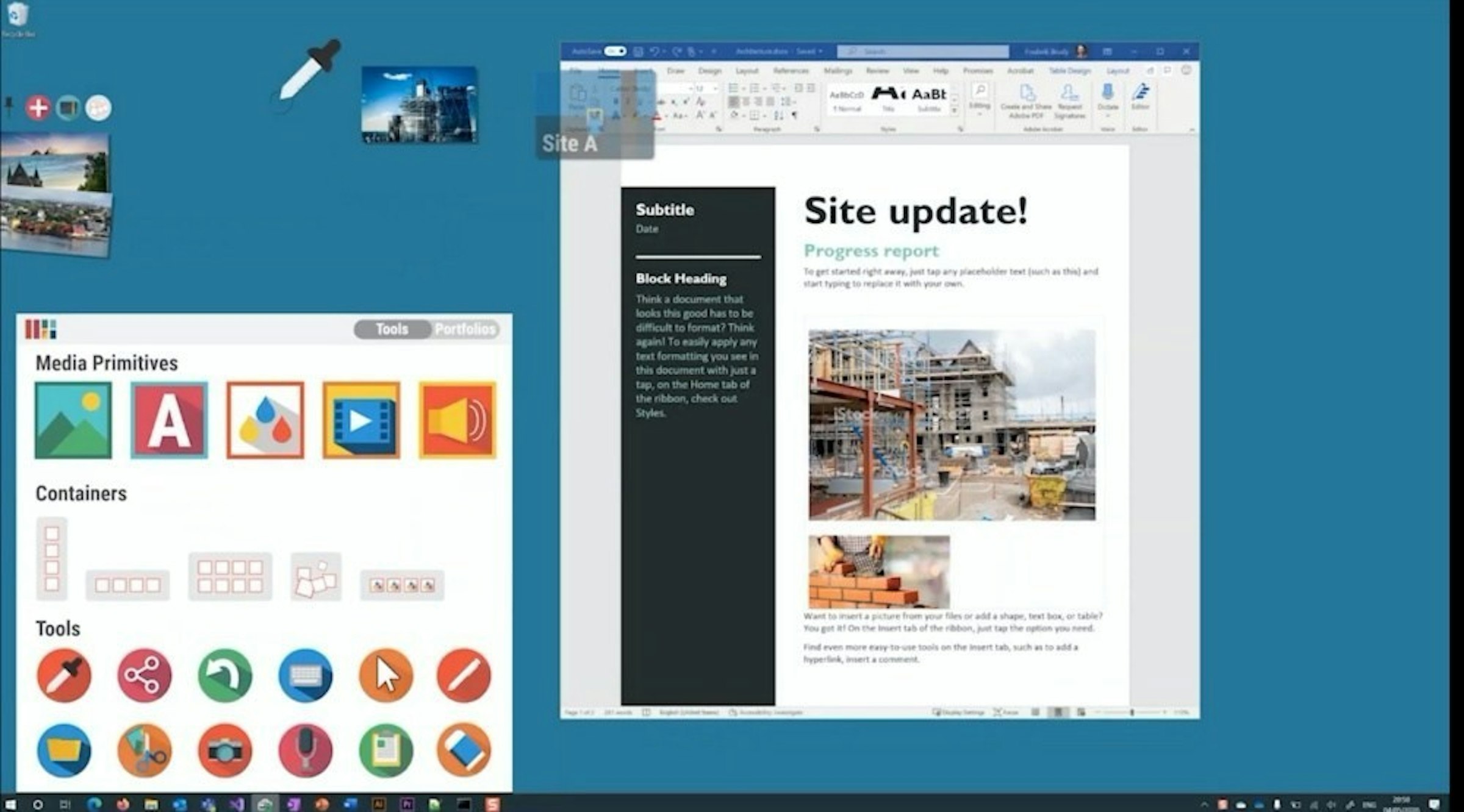 照片中提到了O 2- S.、D D Mng、A，包含了網頁、Windows 10、微軟公司、電腦、微軟研究院