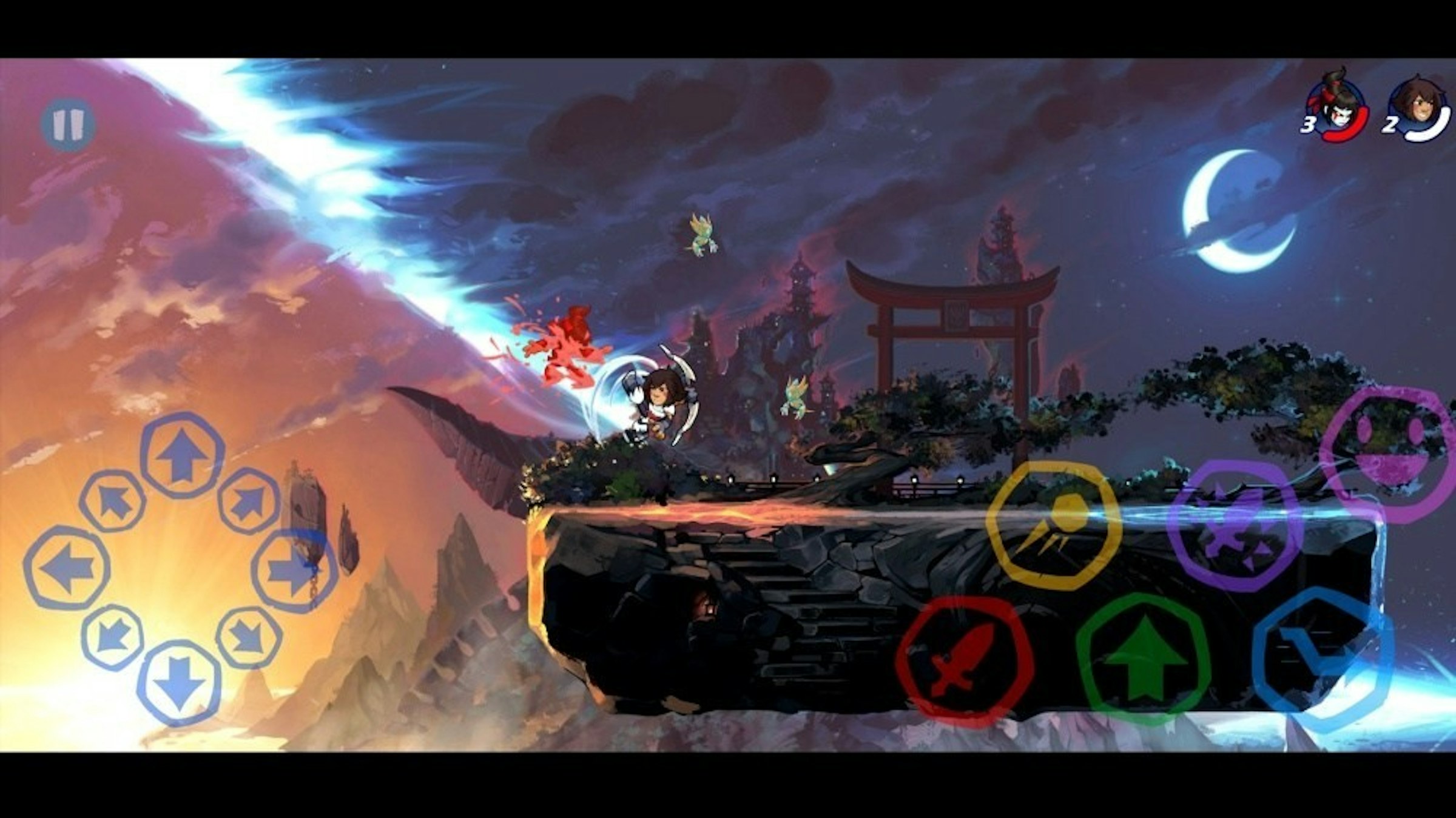 照片中包含了Brawlhalla惡魔島背景、Brawlhalla、格鬥遊戲、免費玩、蒸汽