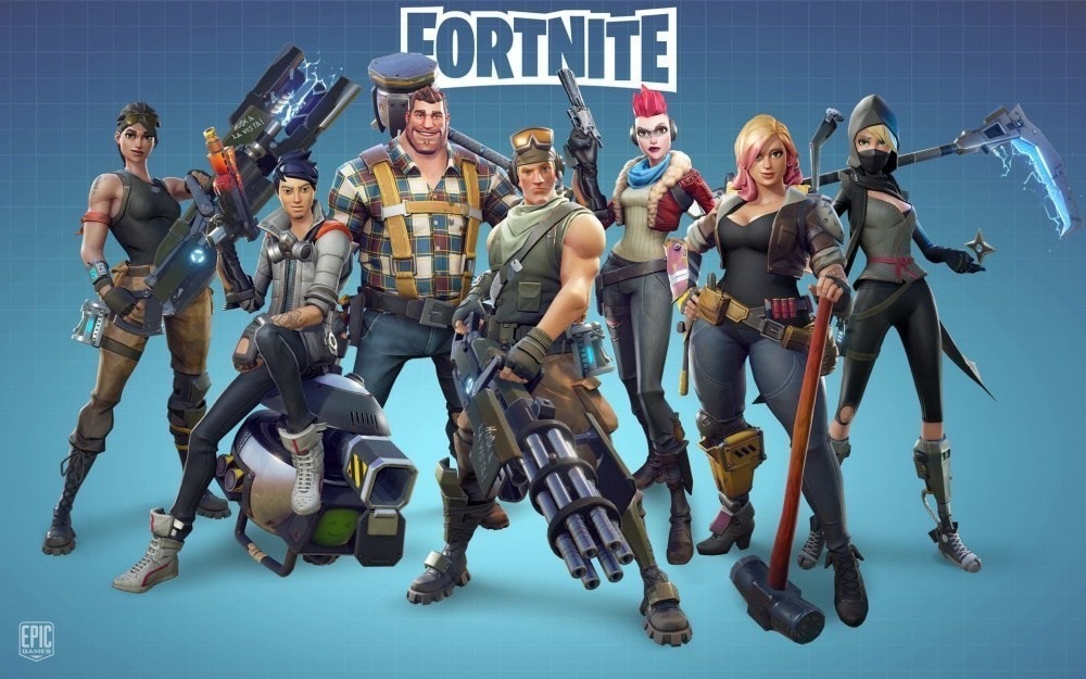 照片中提到了FORTNITE、LA V、EPIC,跟堡壘之夜有關,包含了堡壘4k、4K分辨率、牆紙、史詩遊戲、大逃殺遊戲