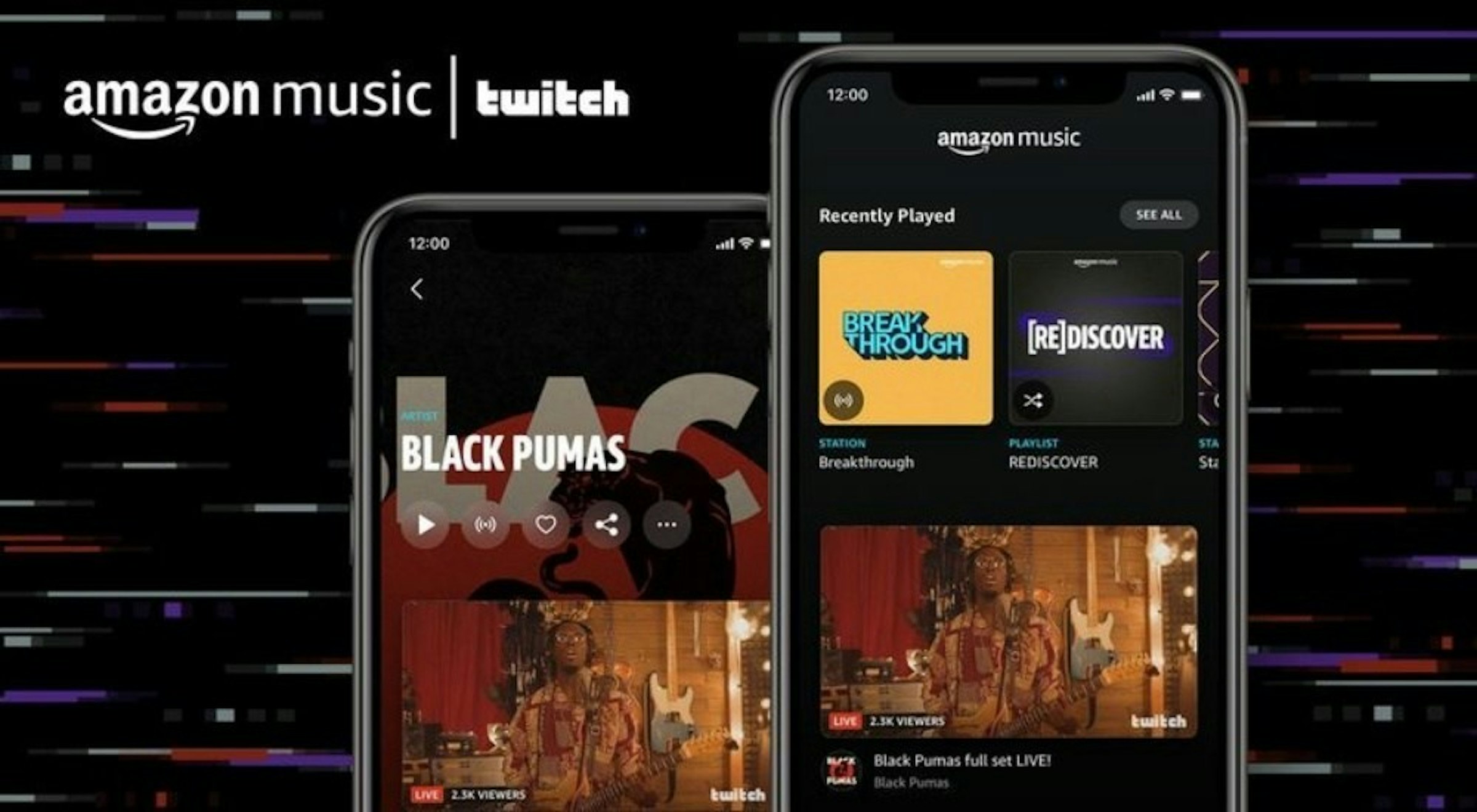 Amazon Music 整合串接twitch 直播服務聽音樂更可即時與歌手互動 小黑电脑