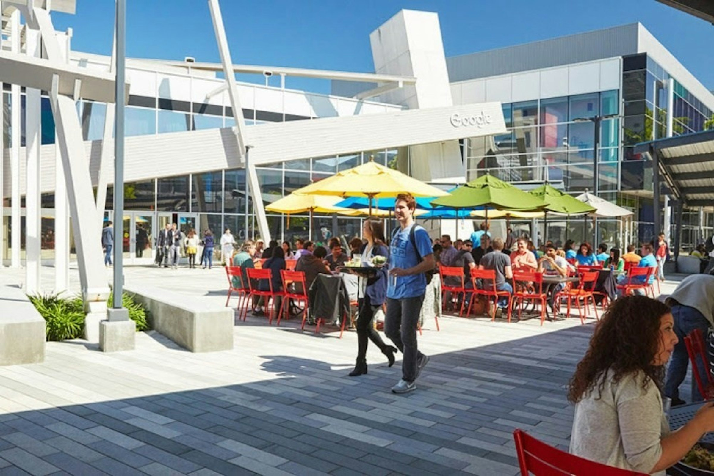 照片中提到了Evogle，跟谷歌有關，包含了Google總部職位、Googleplex、工作、門洛公園