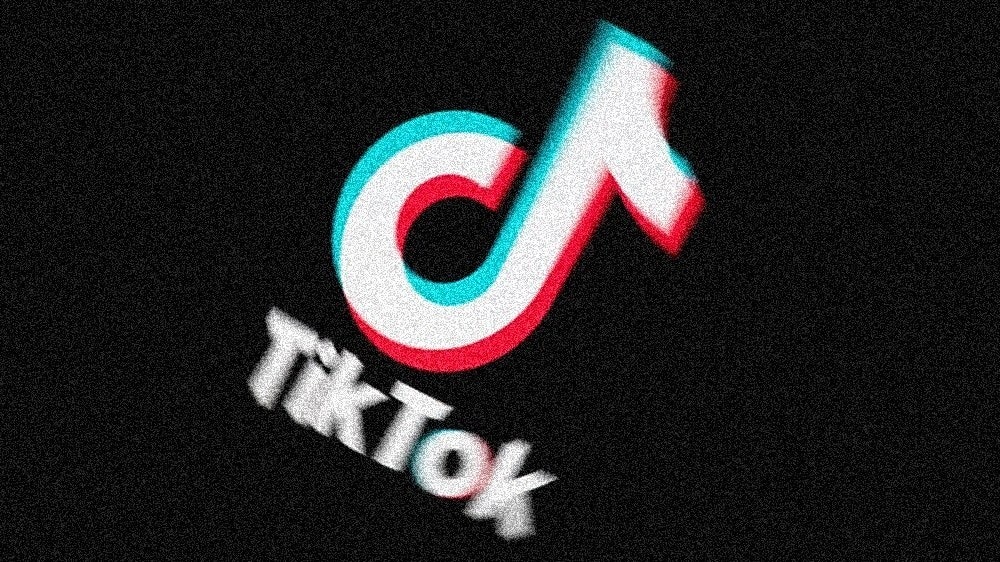 照片中提到了TikTok，包含了圖形、商標、牌、字形、產品