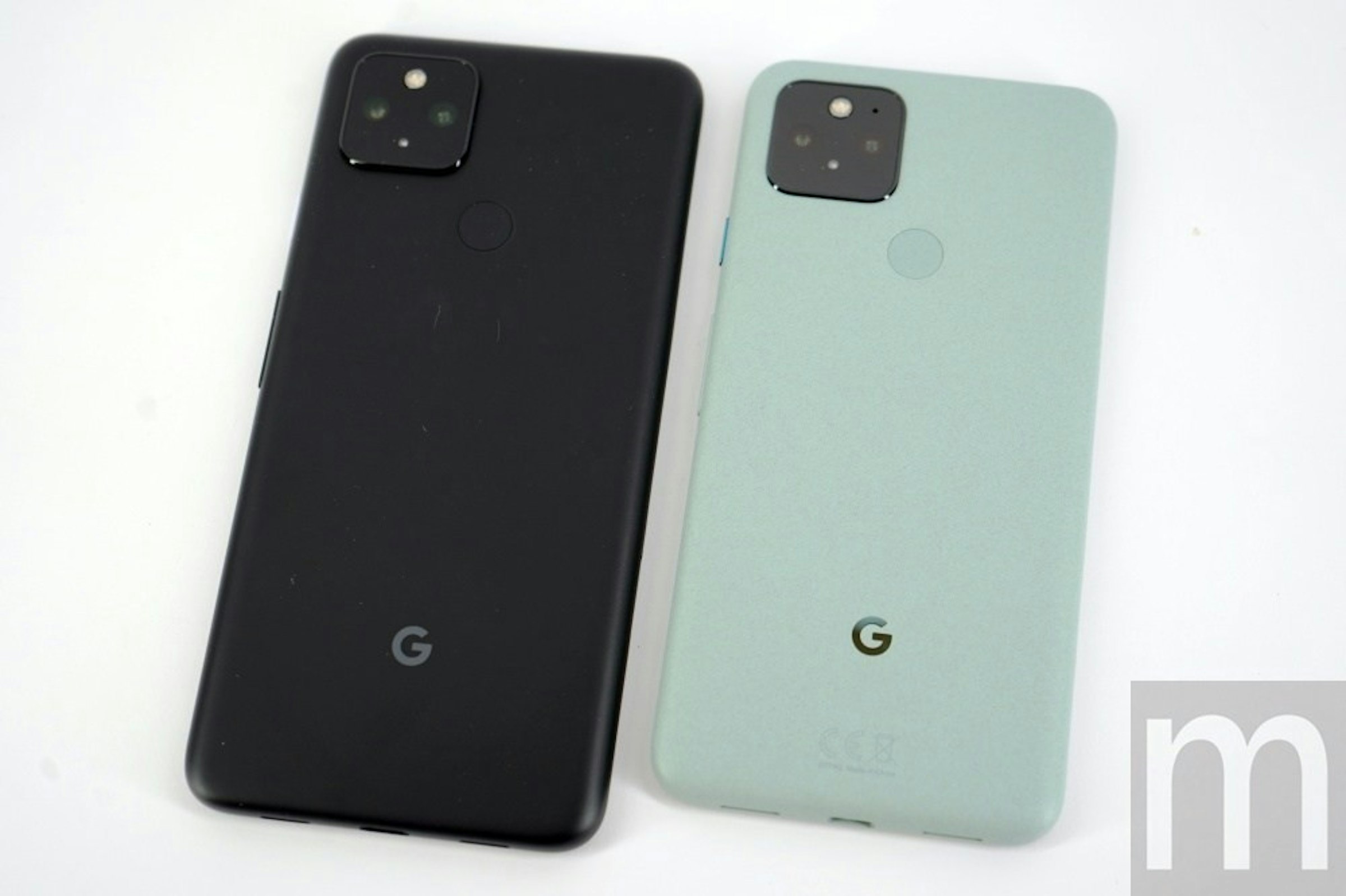 照片中提到了G、G、m，包含了像素4a、像素5、Google Pixel 4a（5G）、功能手機、谷歌