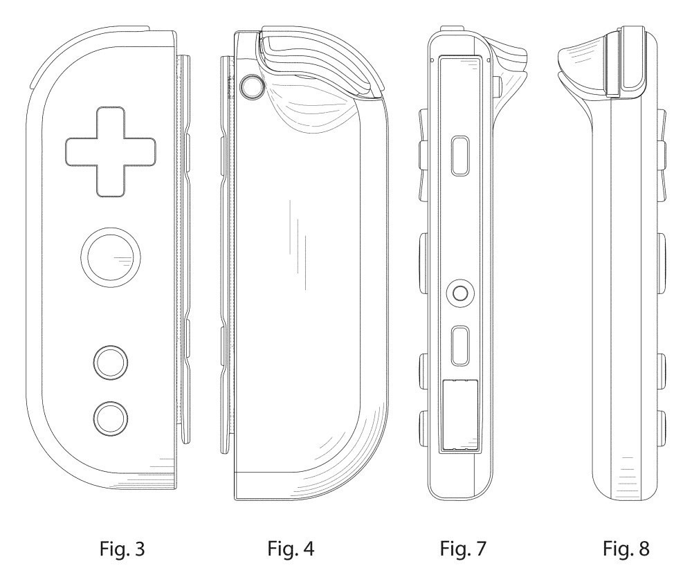 任天堂新款Joy-Con 控制器設計專利公布多加一組十字按鍵類比搖桿較不