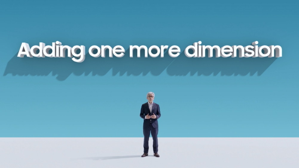 照片中提到了Adding one more dimension,包含了天空、公共關係、人的、在線廣告、人類行為