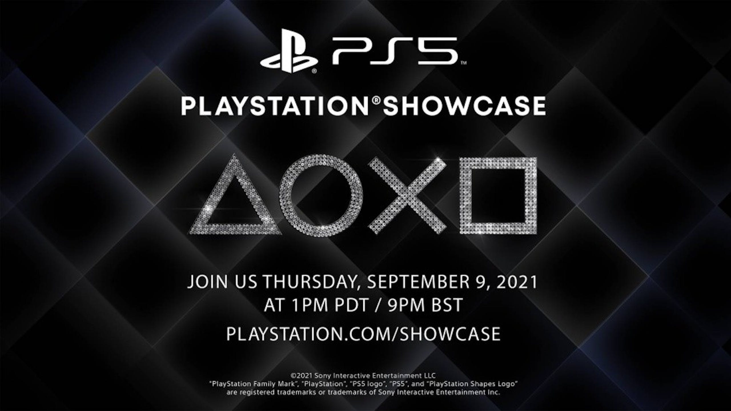 照片中提到了Ss2、PLAYSTATION°SHOWCASE、JOIN US THURSDAY, SEPTEMBER 9, 2021，跟的PlayStation有關，包含了的PlayStation 4、的PlayStation 5、的PlayStation 4、遊戲機之家、PlayStation Plus