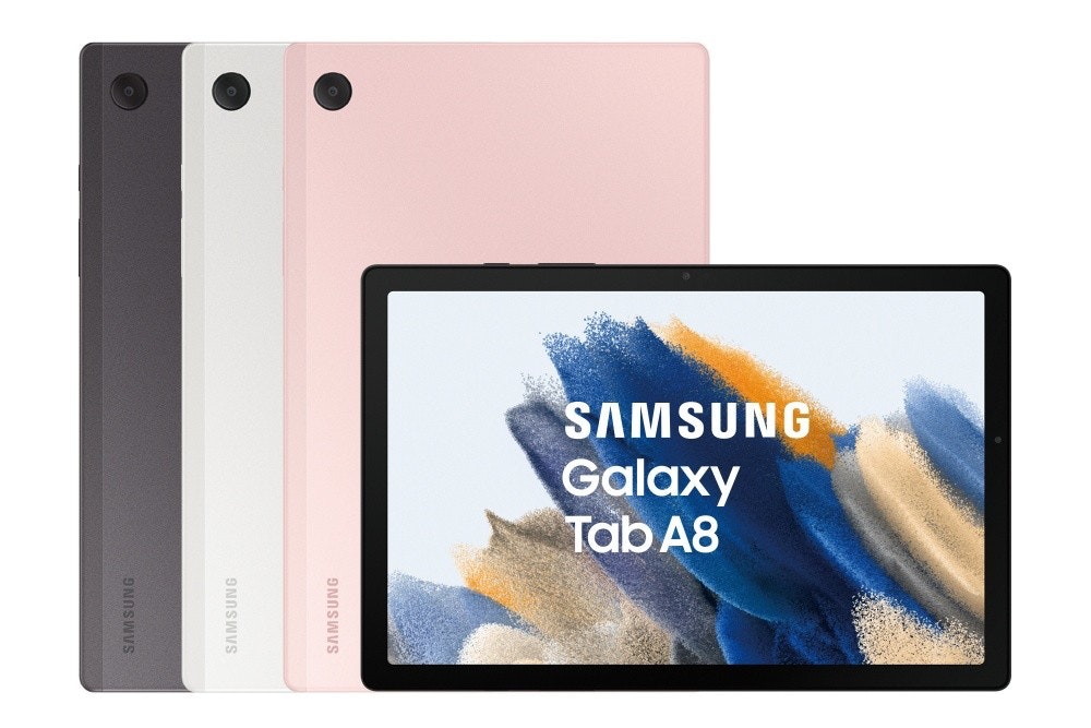 照片中提到了SAMSUNG、Galaxy、Tab A8，包含了三星 Galaxy Tab A8 2021、三星 Galaxy Tab A 8.0 (2019)、三星Galaxy A8、三星Galaxy Tab S、三星