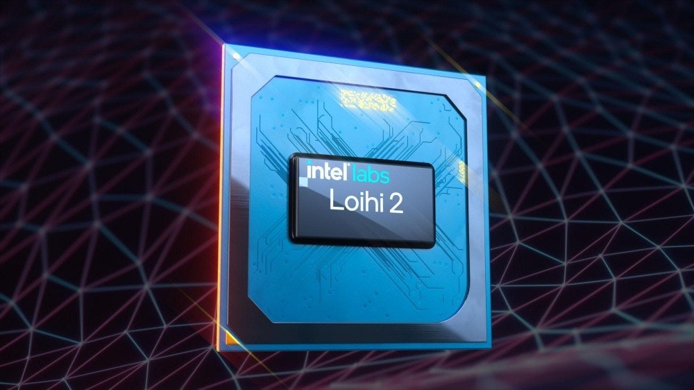 照片中提到了intellabs、Loihi 2，包含了小工具、電腦、軟件、電子產品、移動設備