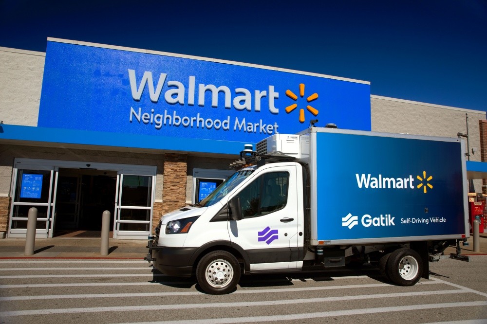美國Walmart 完成11 公里複雜路段無人自駕貨車送貨任務未來將以每天12