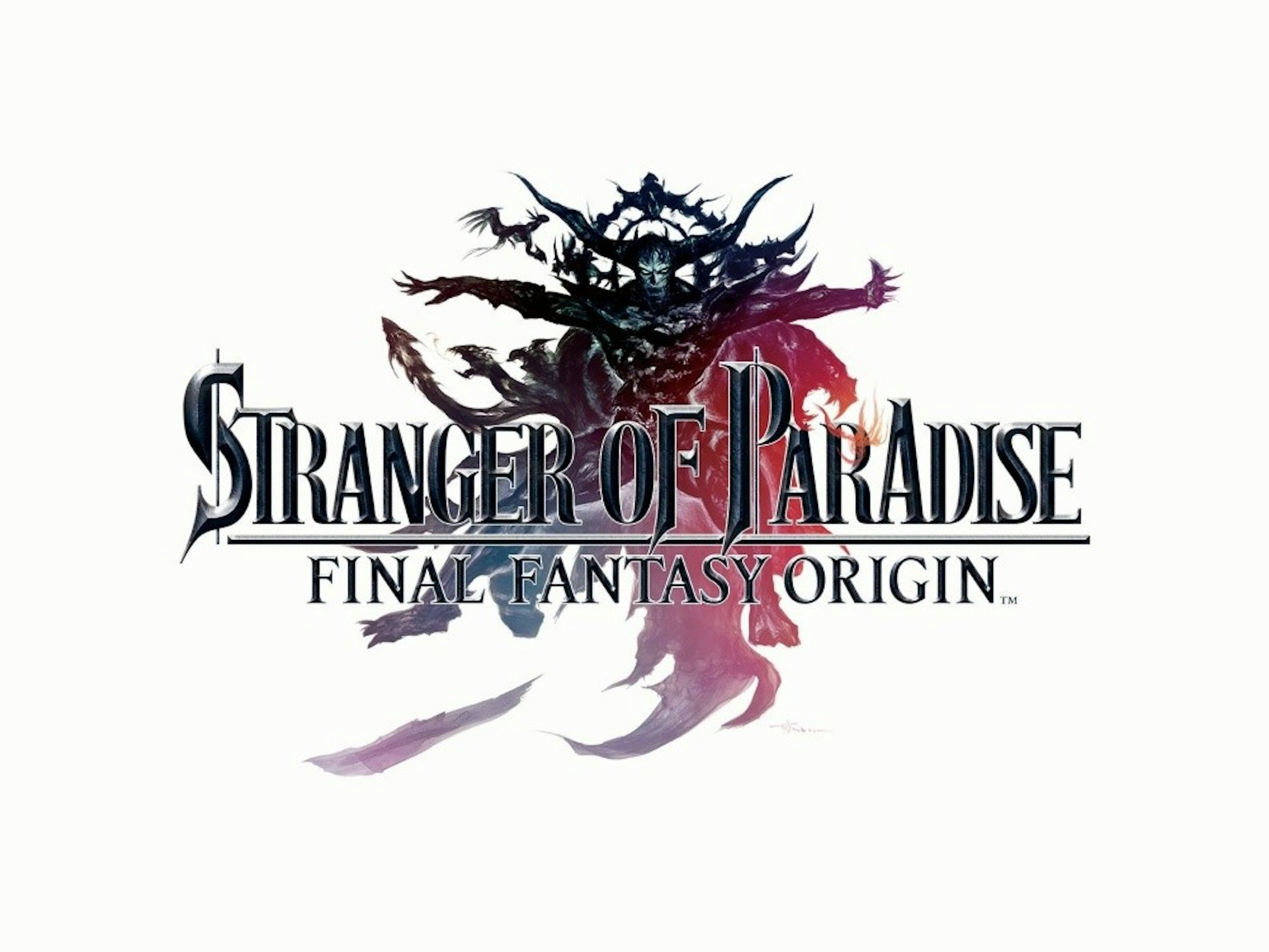 照片中提到了SIRANGERADE KRADISE、KARADISE、FINAL FANTASY ORIGIN.，跟雄鹿的飛躍酒窖有關，包含了平面設計、平面設計、商標、牌、字形