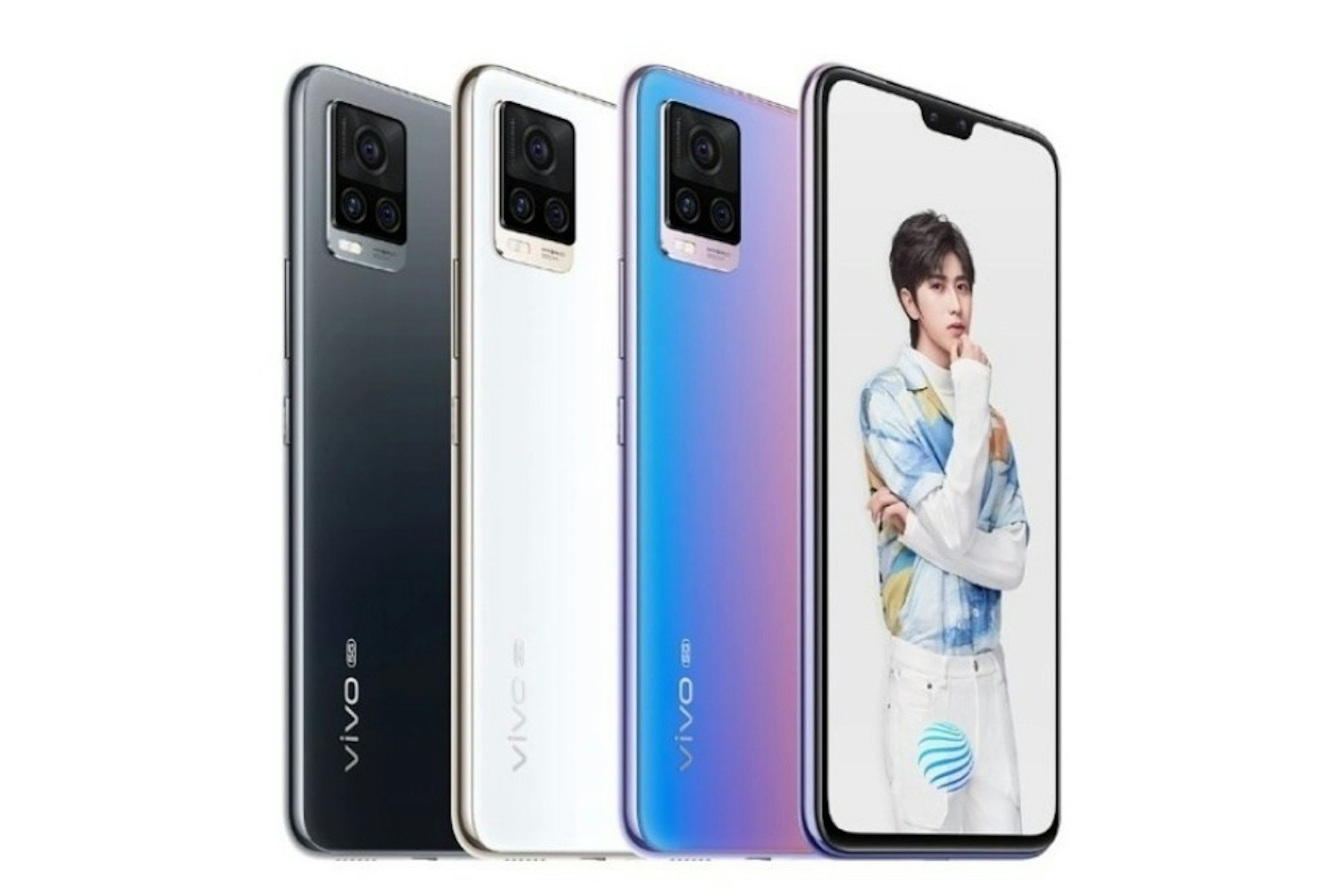 照片中包含了vivo v20 pro顏色、Vivo V20 Pro、體內V20、午夜爵士、體內